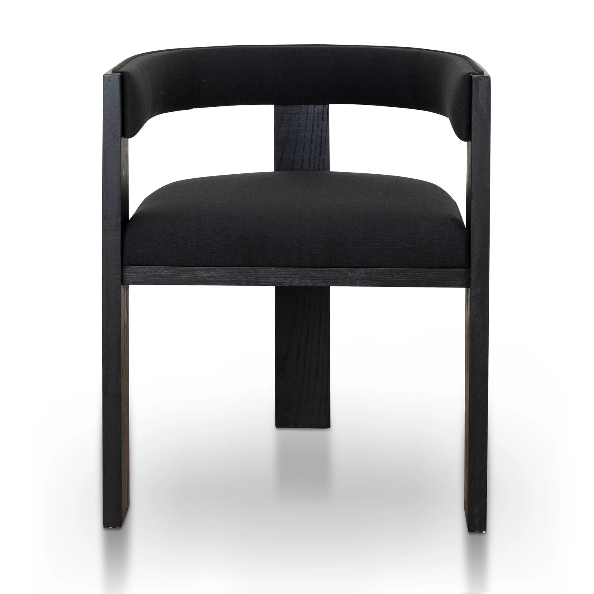 CDC8983-LJ ELM Dining Chair - Full Black (Set of 2) - Image 2