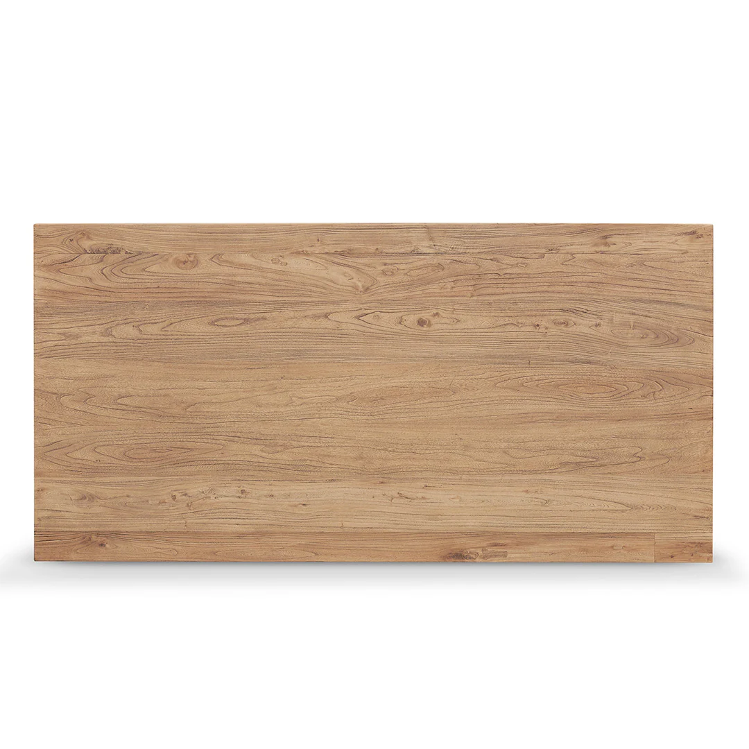 CDT050 1.98m Reclaimed Elm Wood Dining Table - Image 3