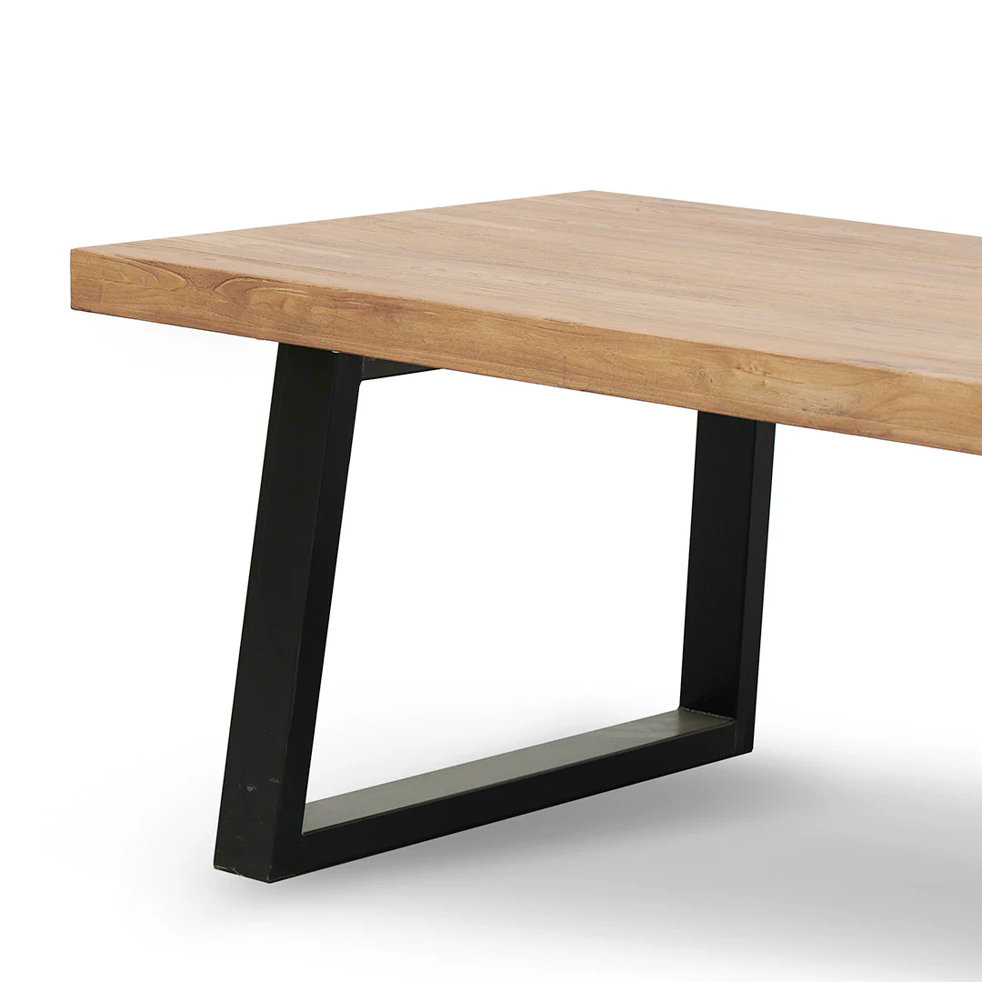 CDT050 1.98m Reclaimed Elm Wood Dining Table - Image 5