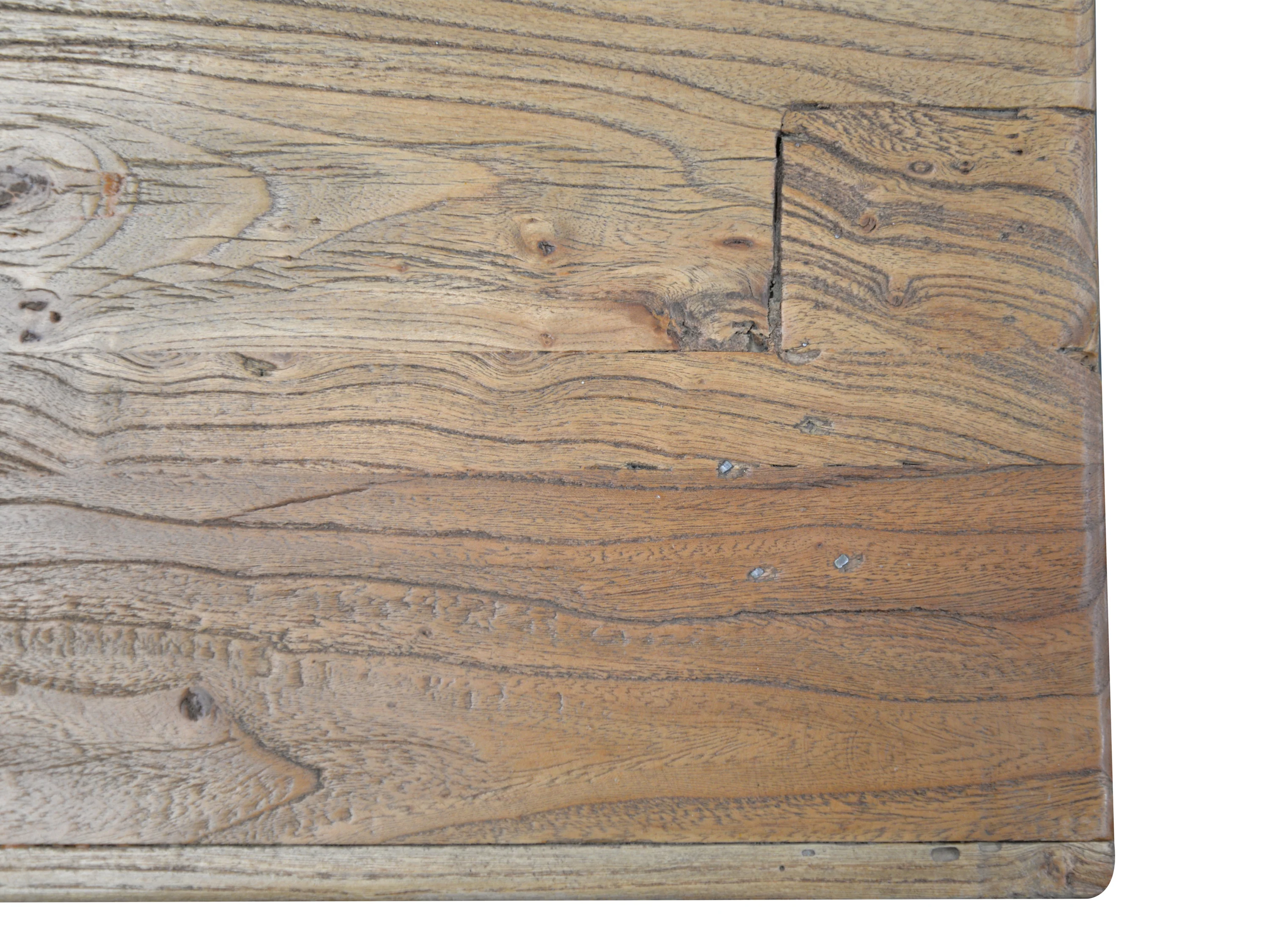 CDT051 2.4m Reclaimed Elm Wood Dining Table - Image 7