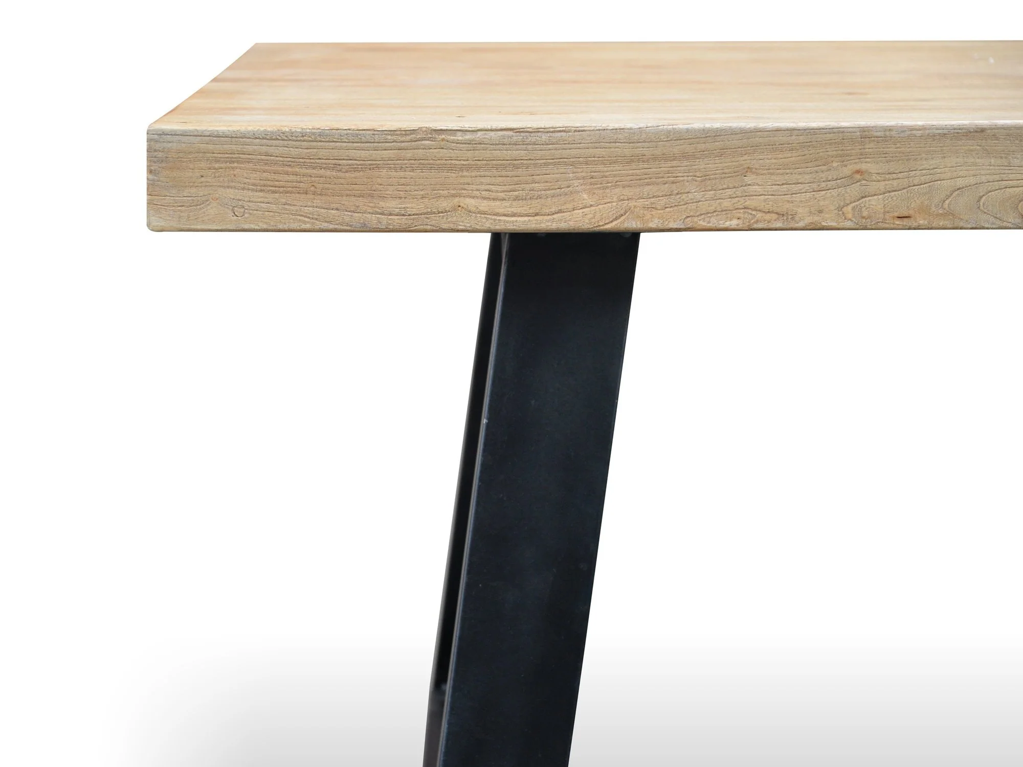 CDT051 2.4m Reclaimed Elm Wood Dining Table - Image 8