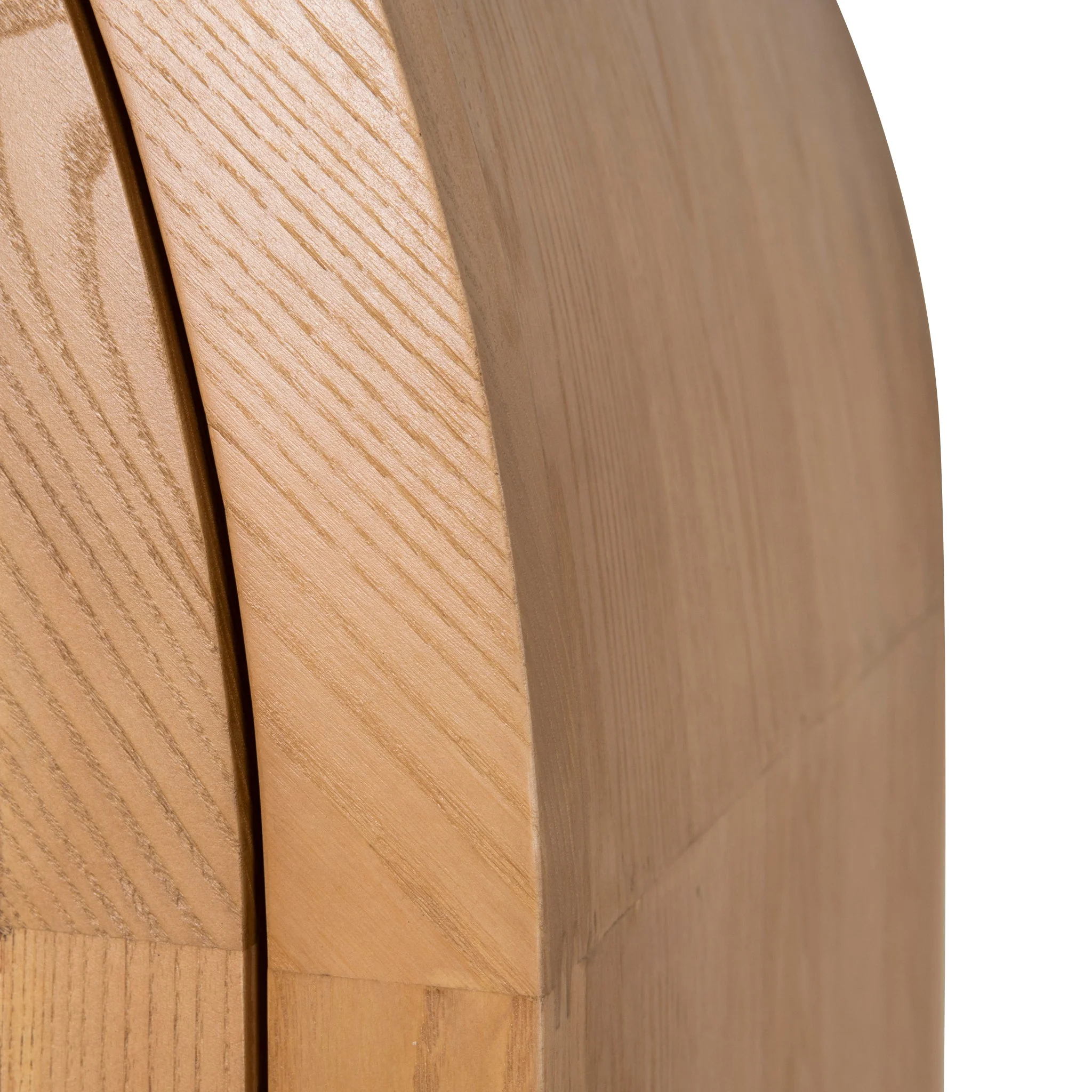 CDT10036-NI 1.83m (H) Ash Curve Cabinet - Natural - Image 13