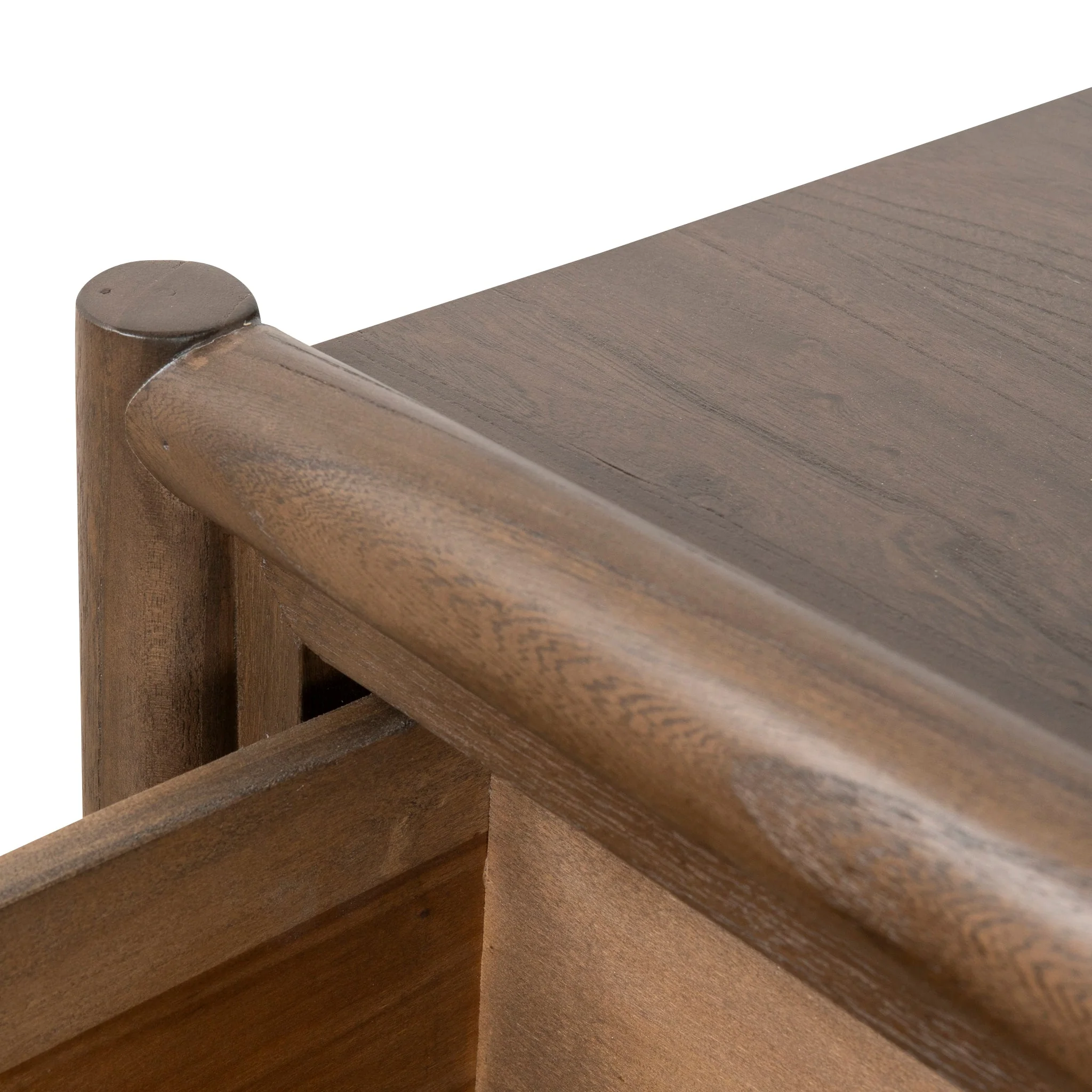CDT10038-NI 6 Drawer Wooden Chest - Walnut - Image 14