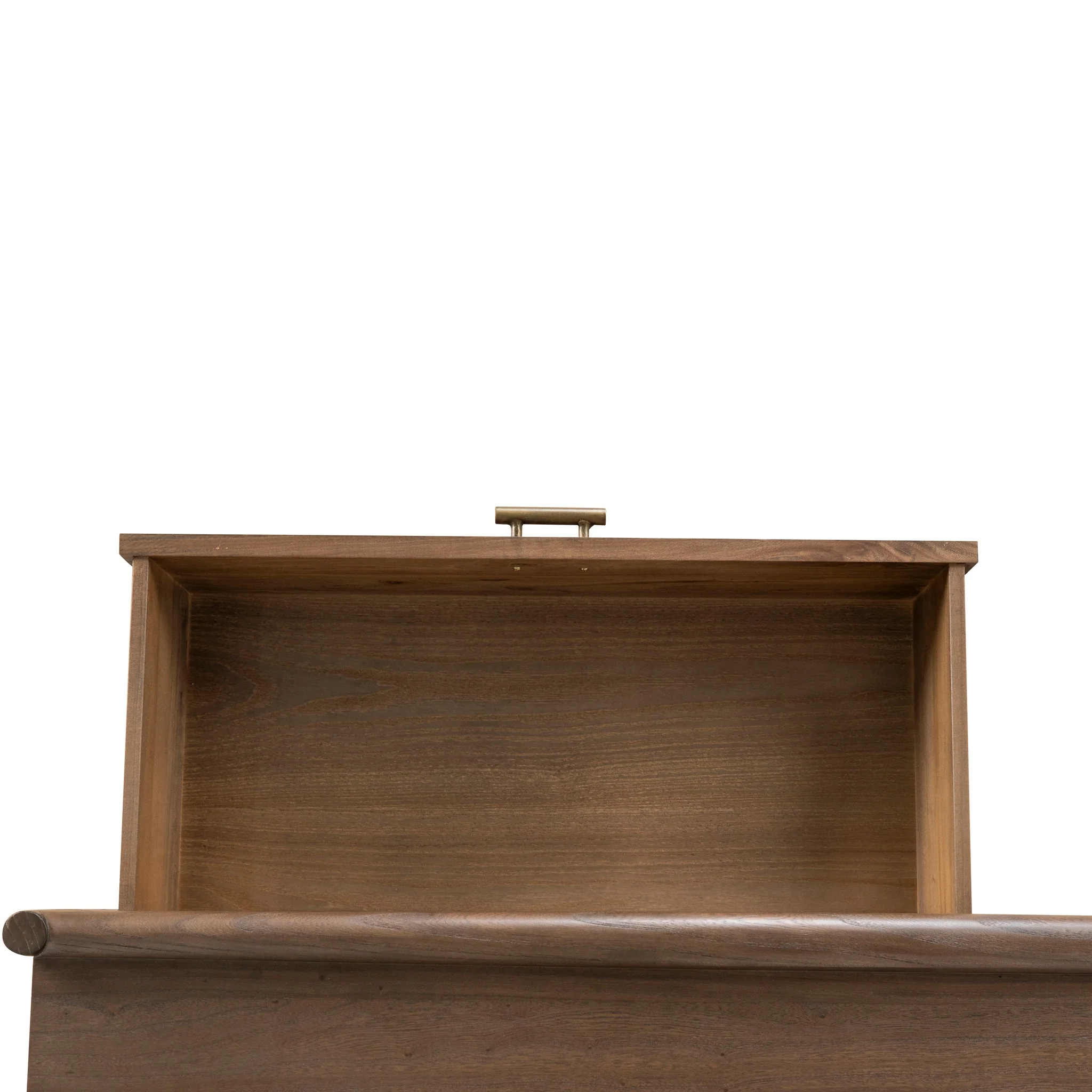 CDT10038-NI 6 Drawer Wooden Chest - Walnut - Image 18