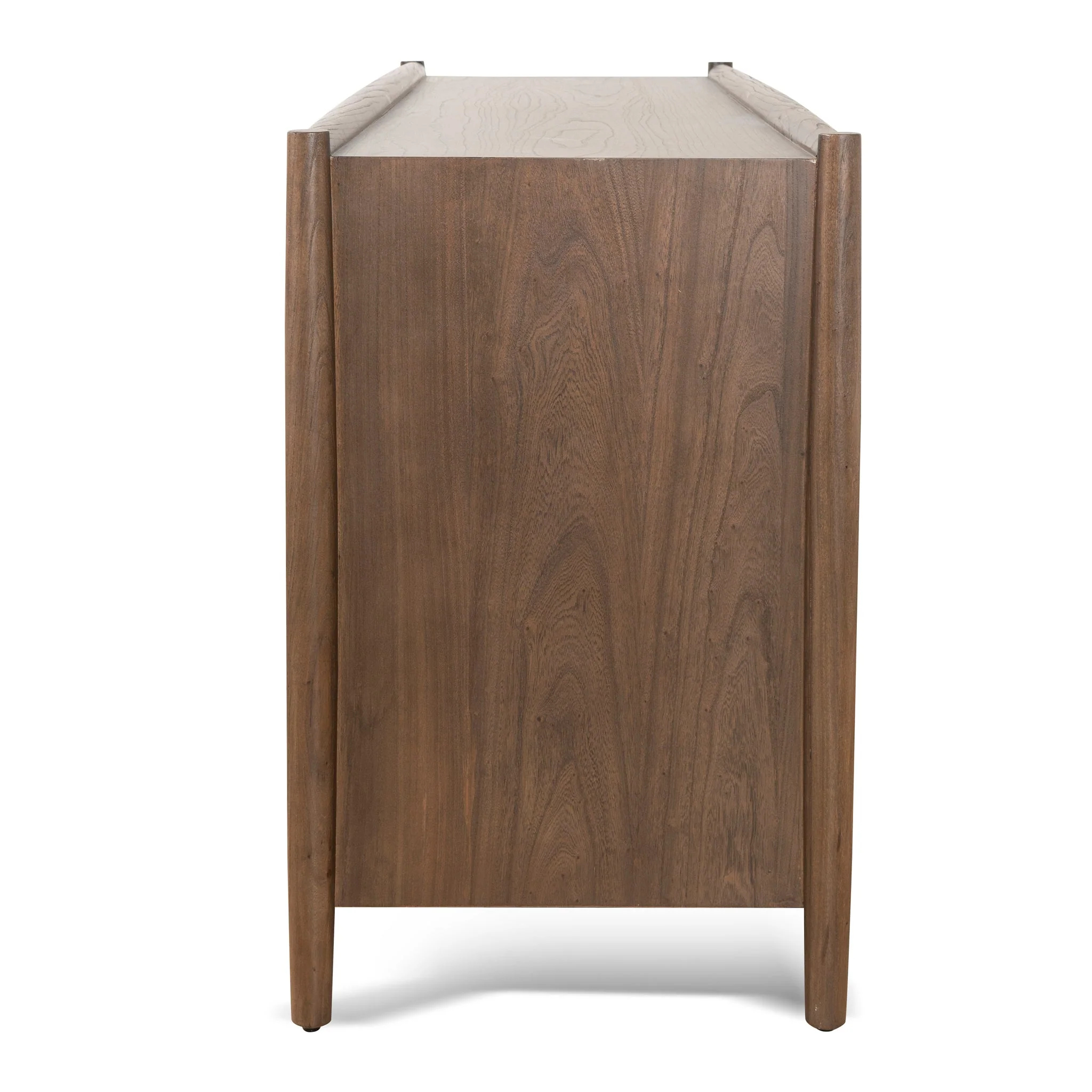 CDT10038-NI 6 Drawer Wooden Chest - Walnut - Image 6