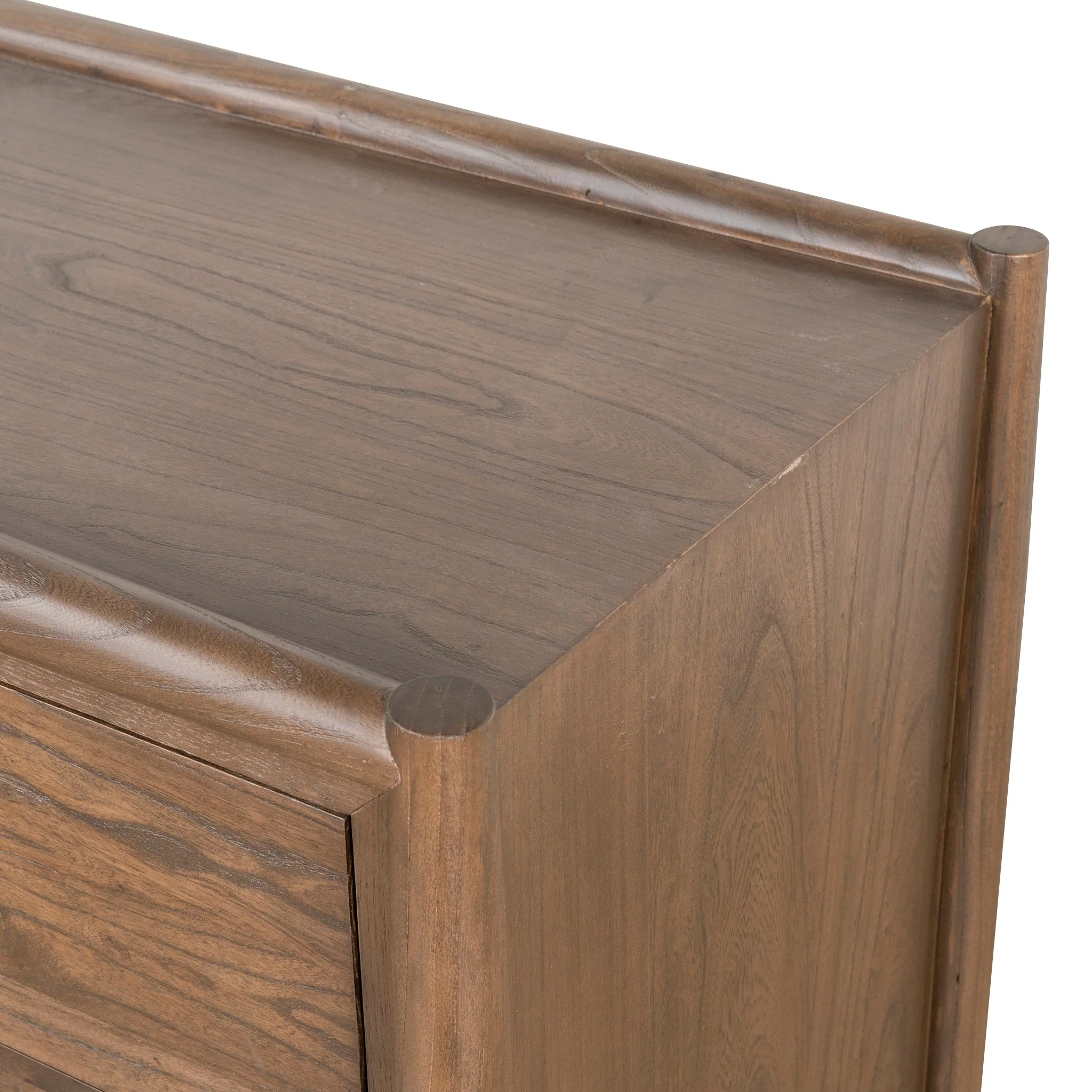 CDT10038-NI 6 Drawer Wooden Chest - Walnut - Image 8