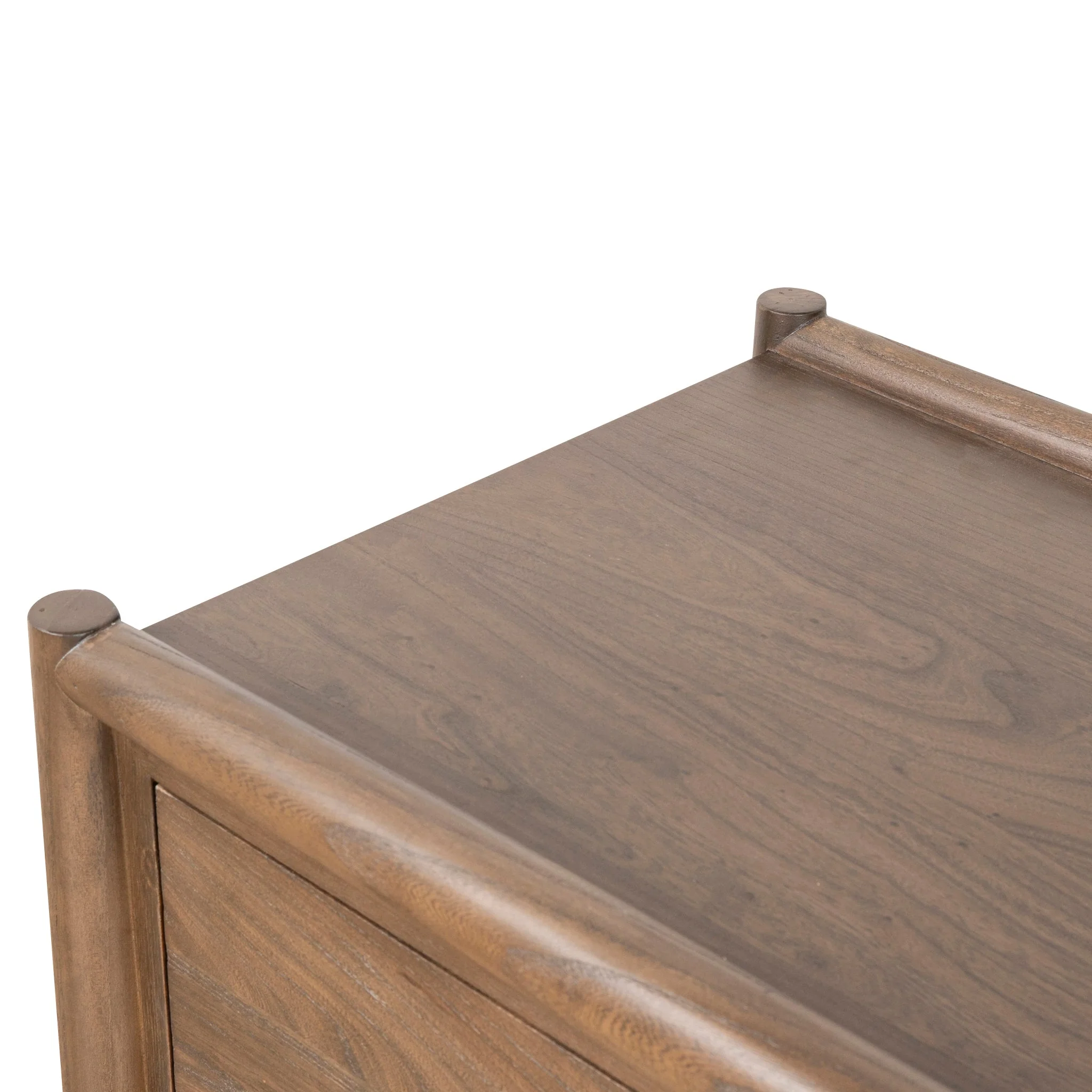 CDT10038-NI 6 Drawer Wooden Chest - Walnut - Image 9