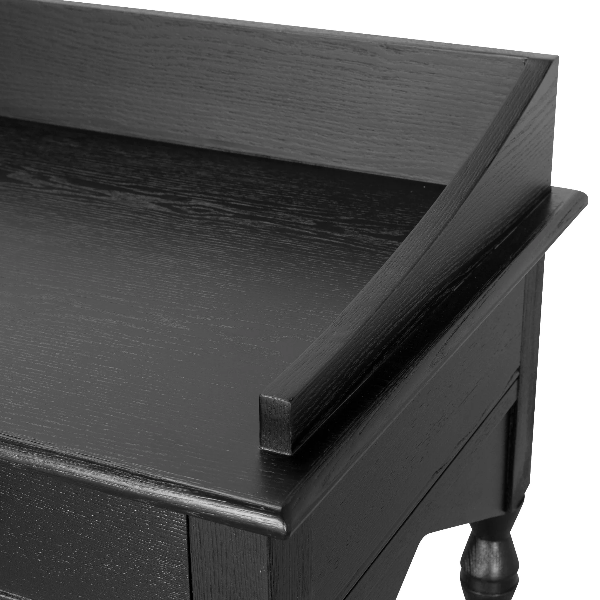 CDT10041-NI 1.45m Console Table - Black - Image 10