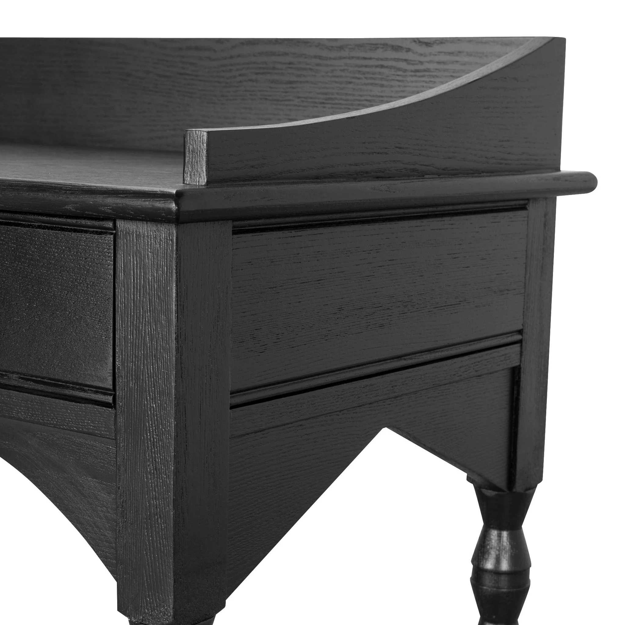 CDT10041-NI 1.45m Console Table - Black - Image 16