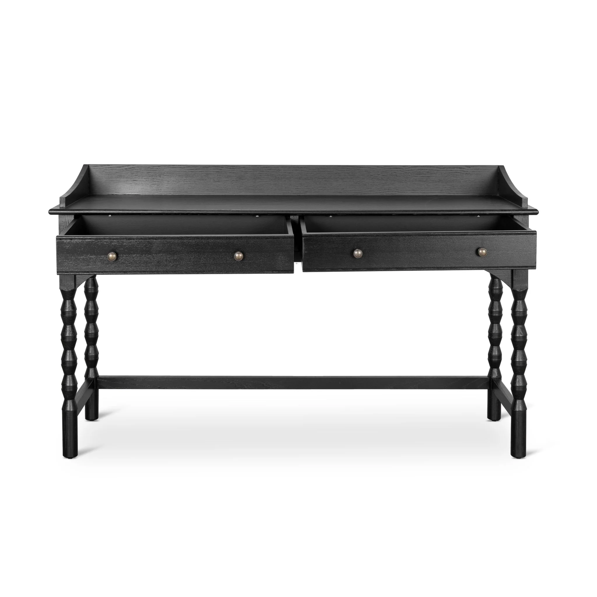 CDT10041-NI 1.45m Console Table - Black - Image 3