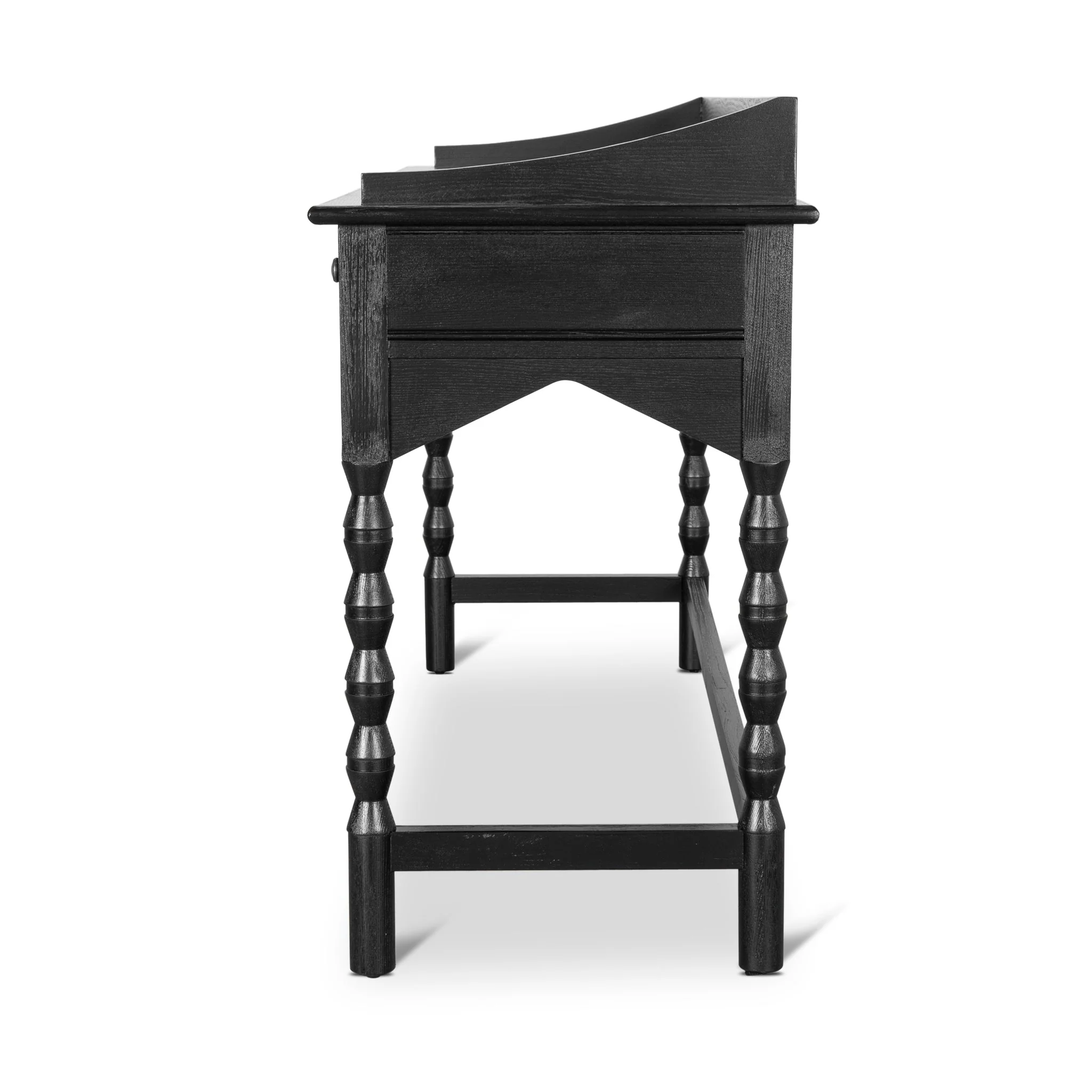 CDT10041-NI 1.45m Console Table - Black - Image 6