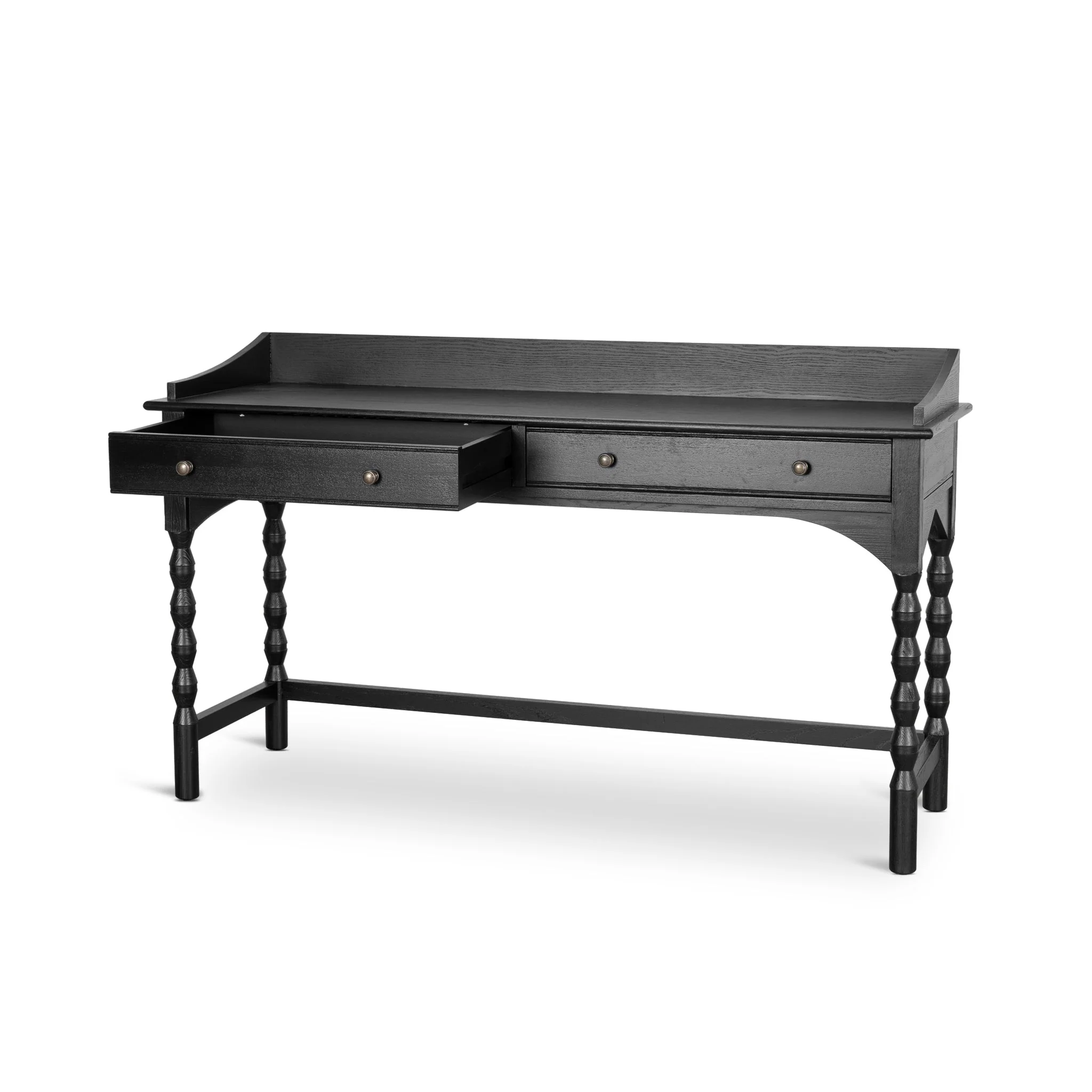 CDT10041-NI 1.45m Console Table - Black - Image 7