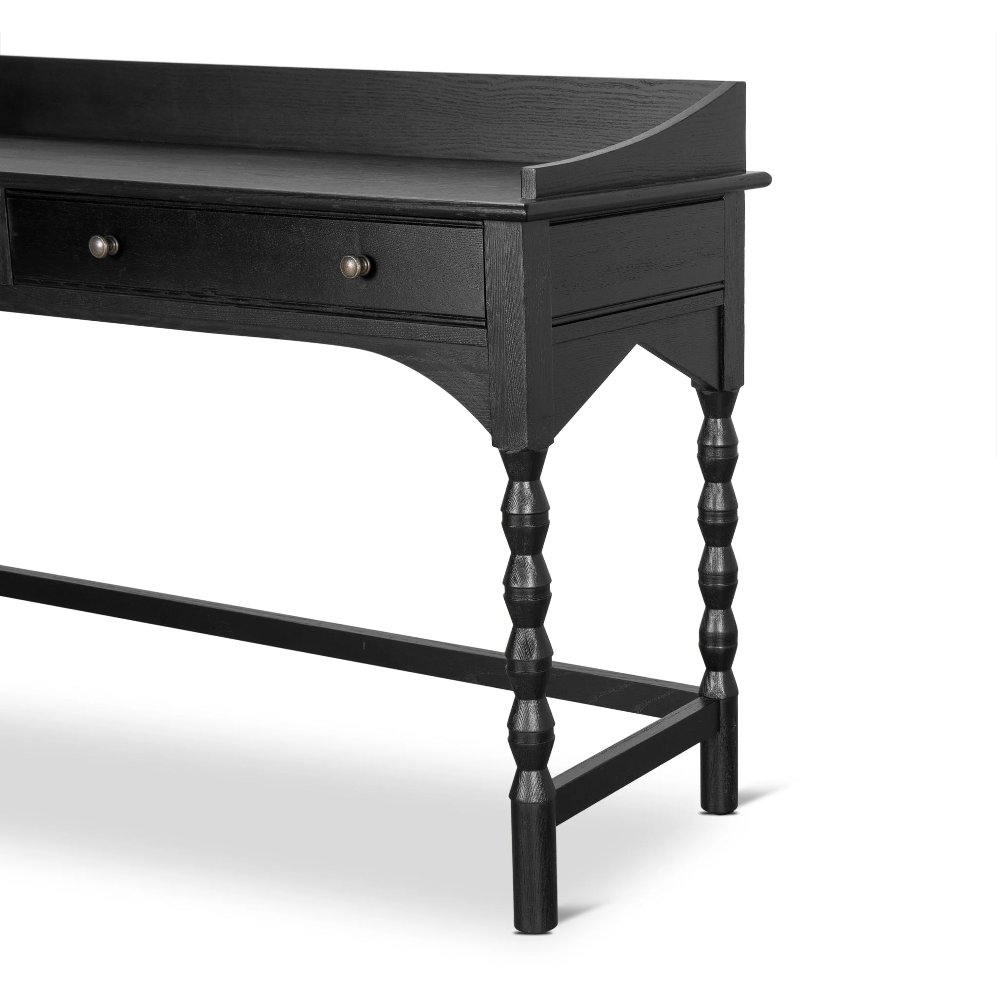 CDT10041-NI 1.45m Console Table - Black - Image 8
