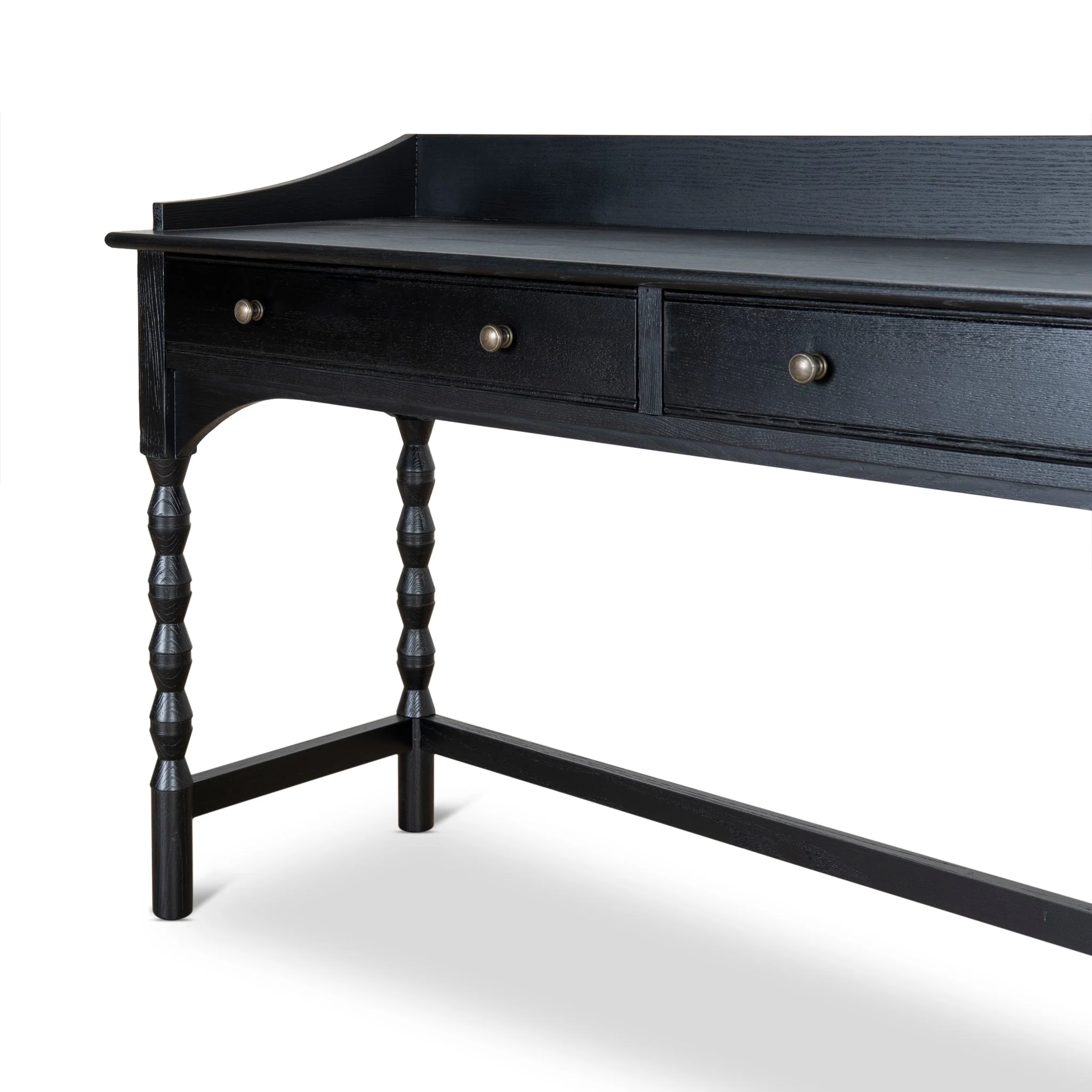 CDT10041-NI 1.45m Console Table - Black - Image 9