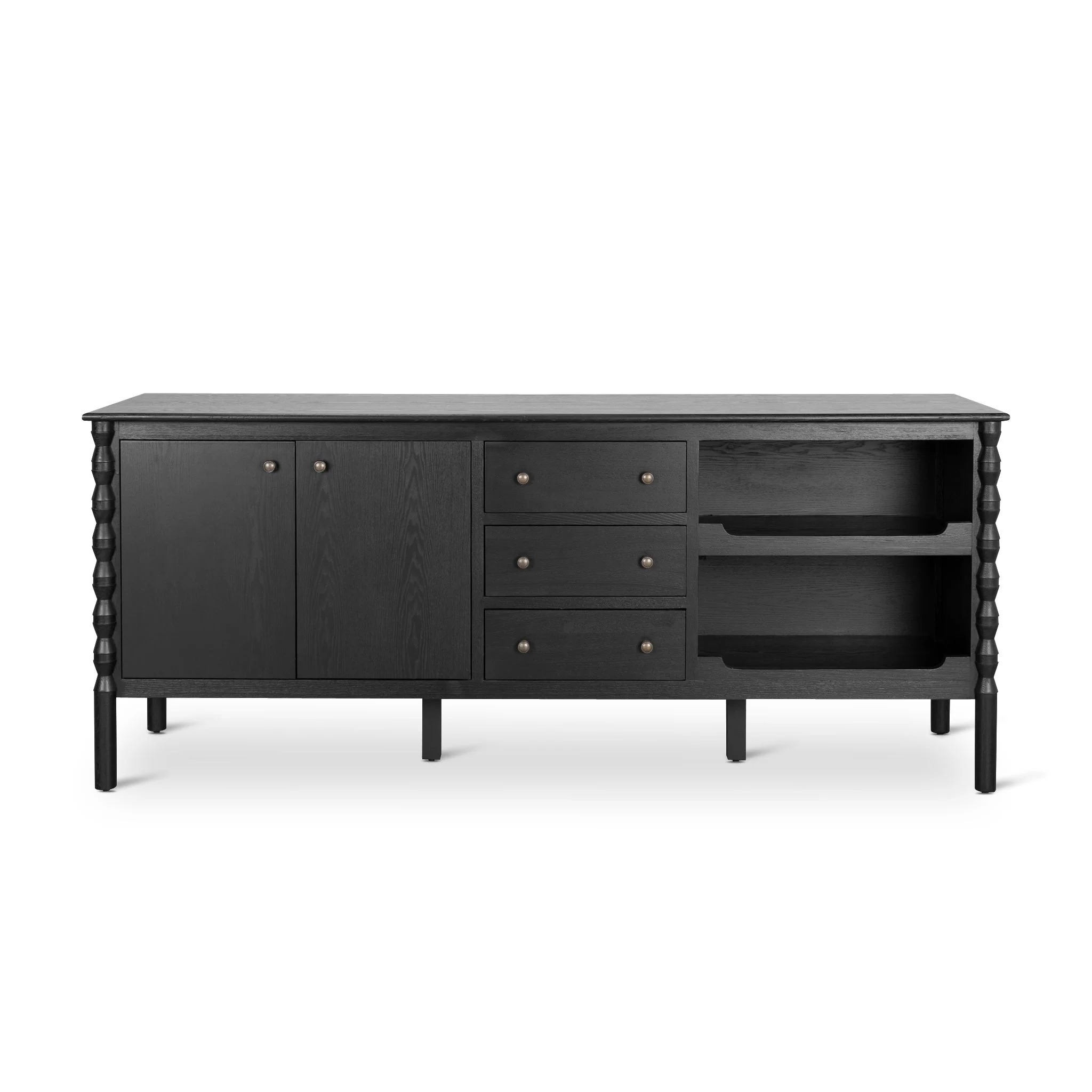 CDT10042-NI 1.9m Sideboard - Black - Image 2