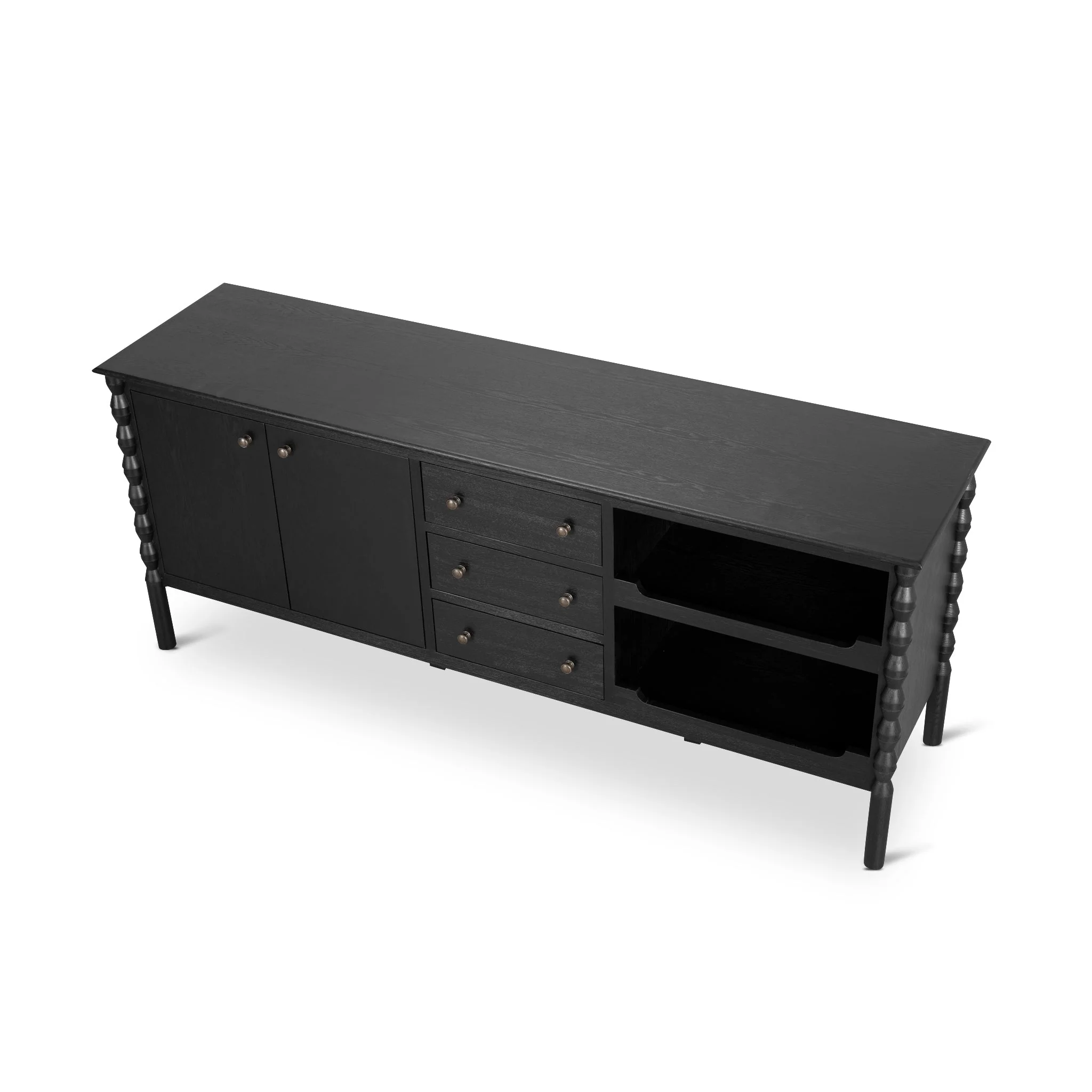CDT10042-NI 1.9m Sideboard - Black - Image 3