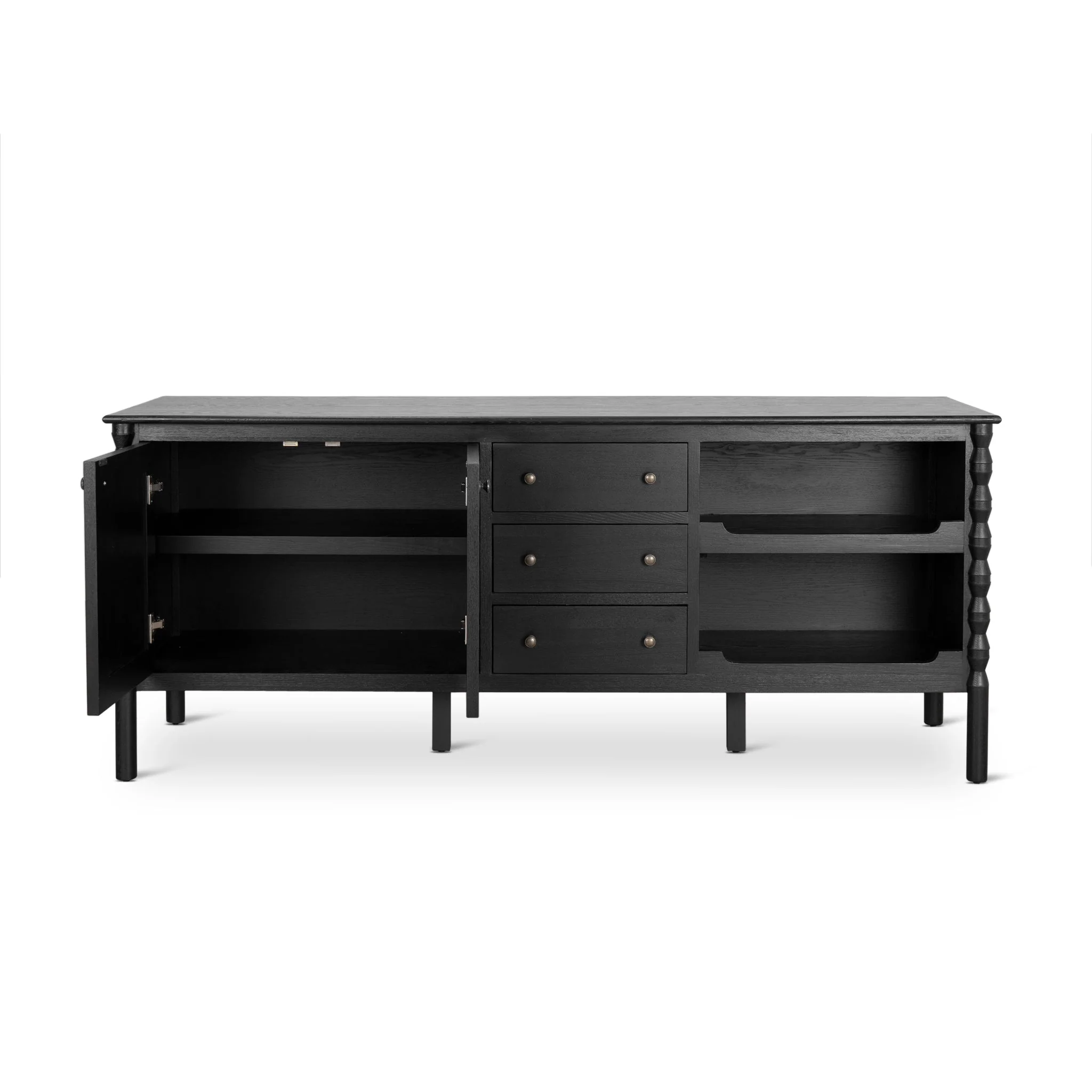 CDT10042-NI 1.9m Sideboard - Black - Image 4