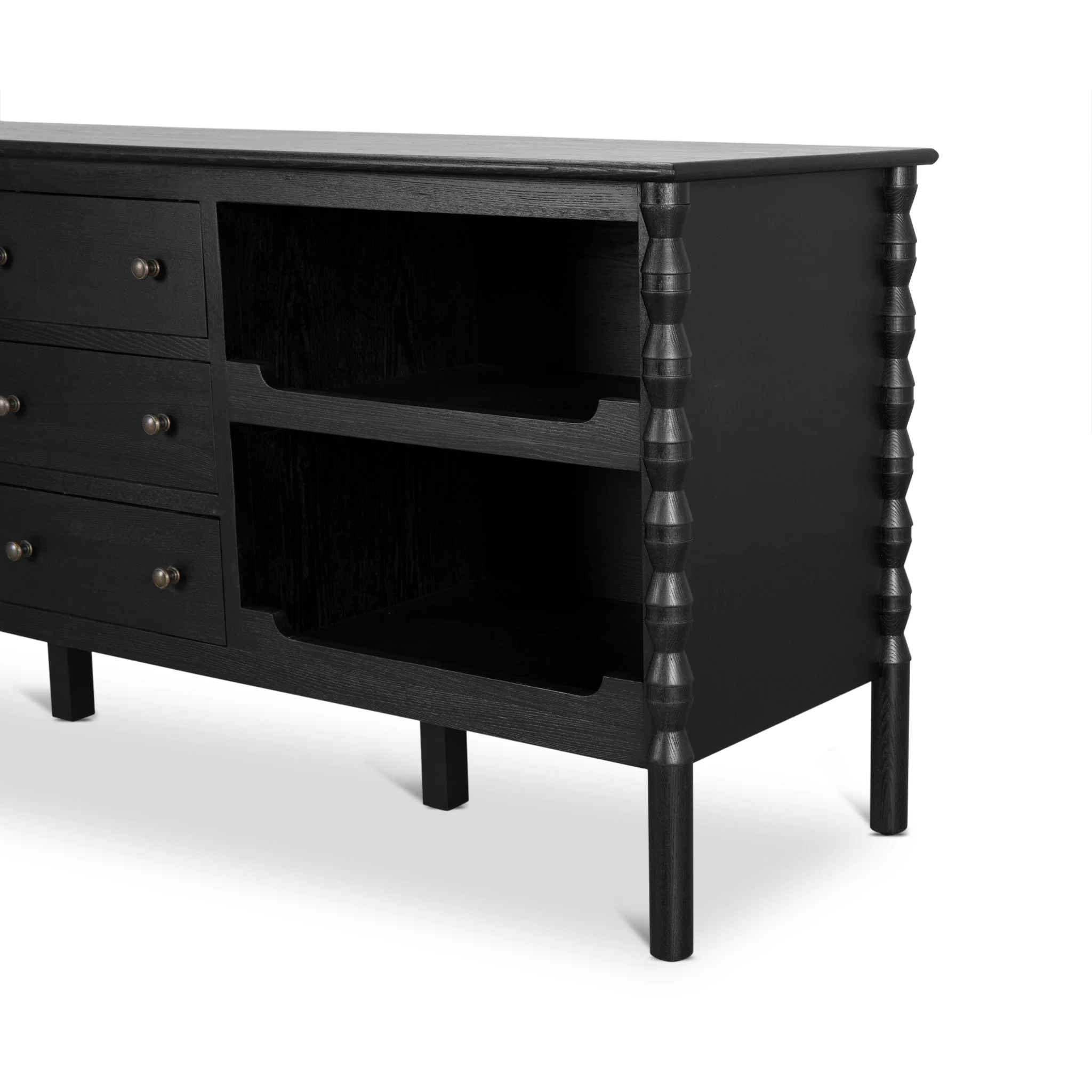 CDT10042-NI 1.9m Sideboard - Black - Image 7