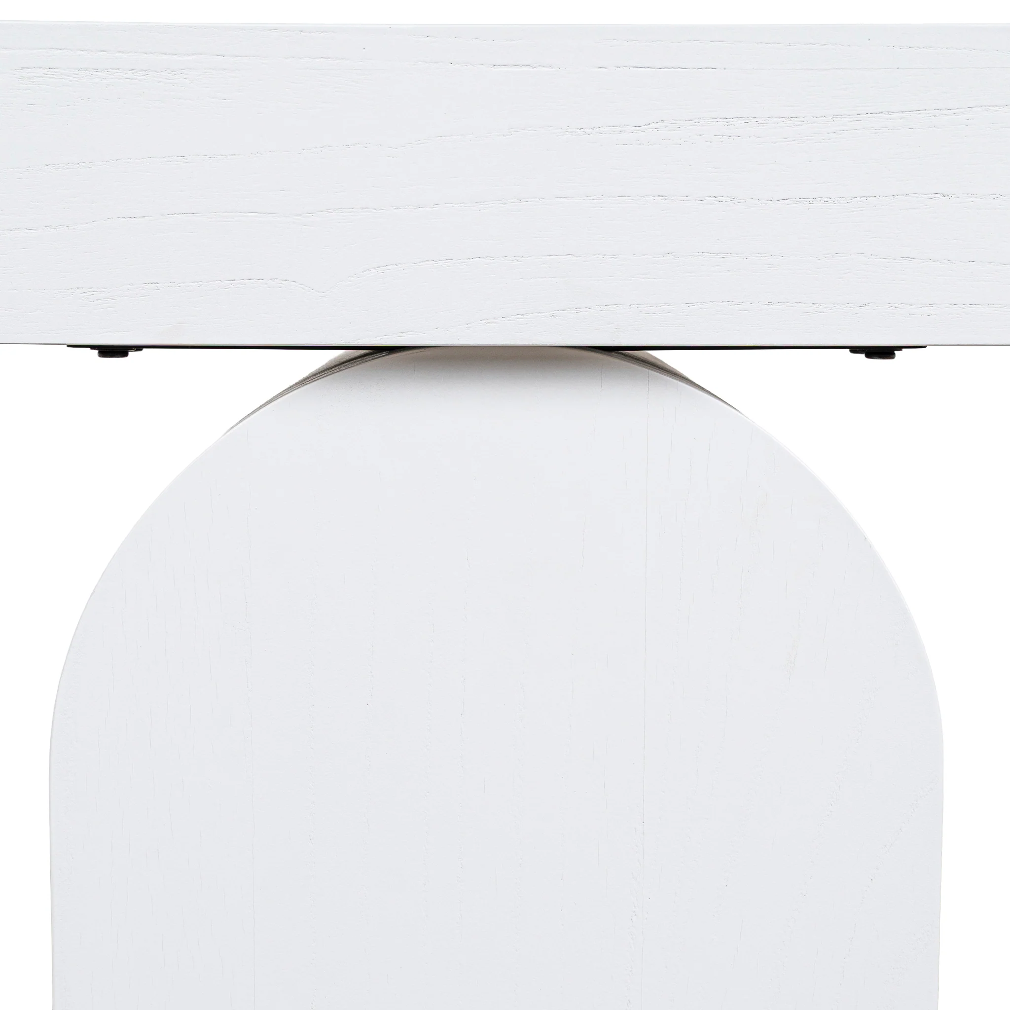 CDT10046-NI 1.9m New Elm Console Table - Full White - Image 7