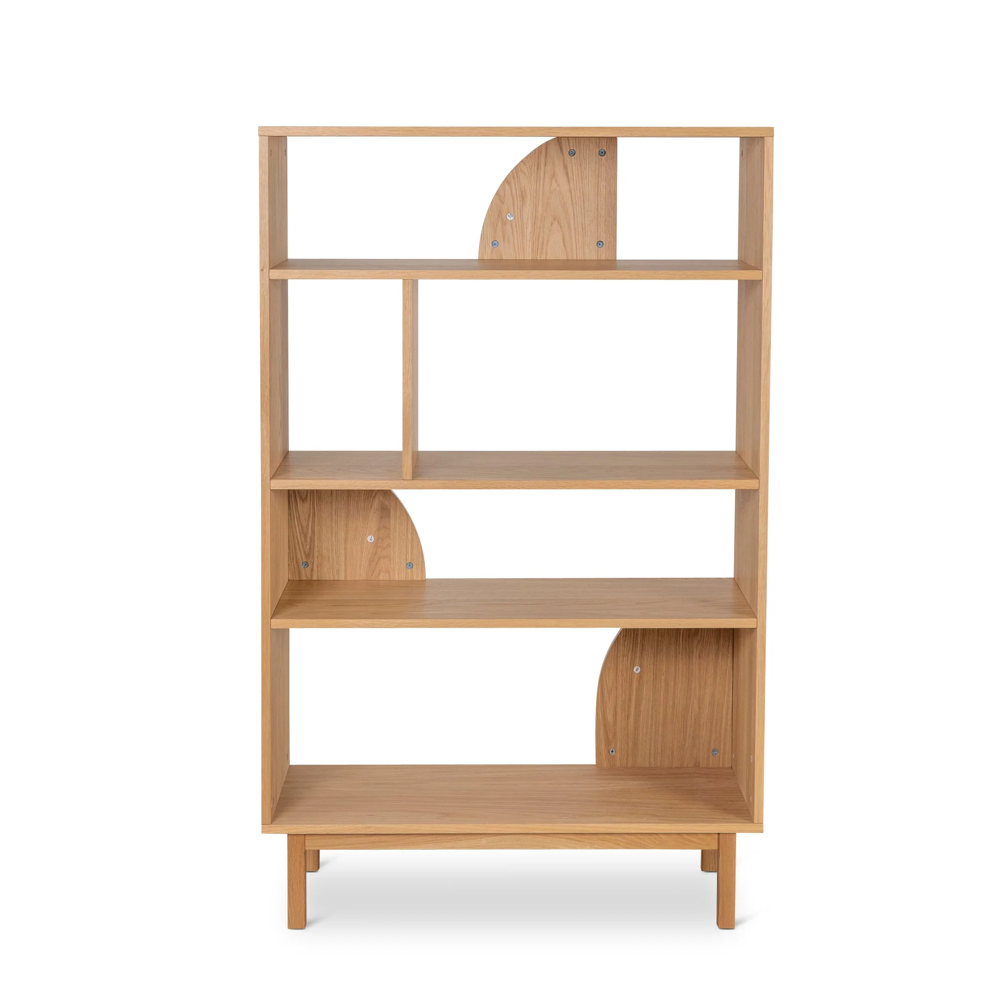 CDT10066-KD 1.6m (H) Book Shelf - Natural - Image 4