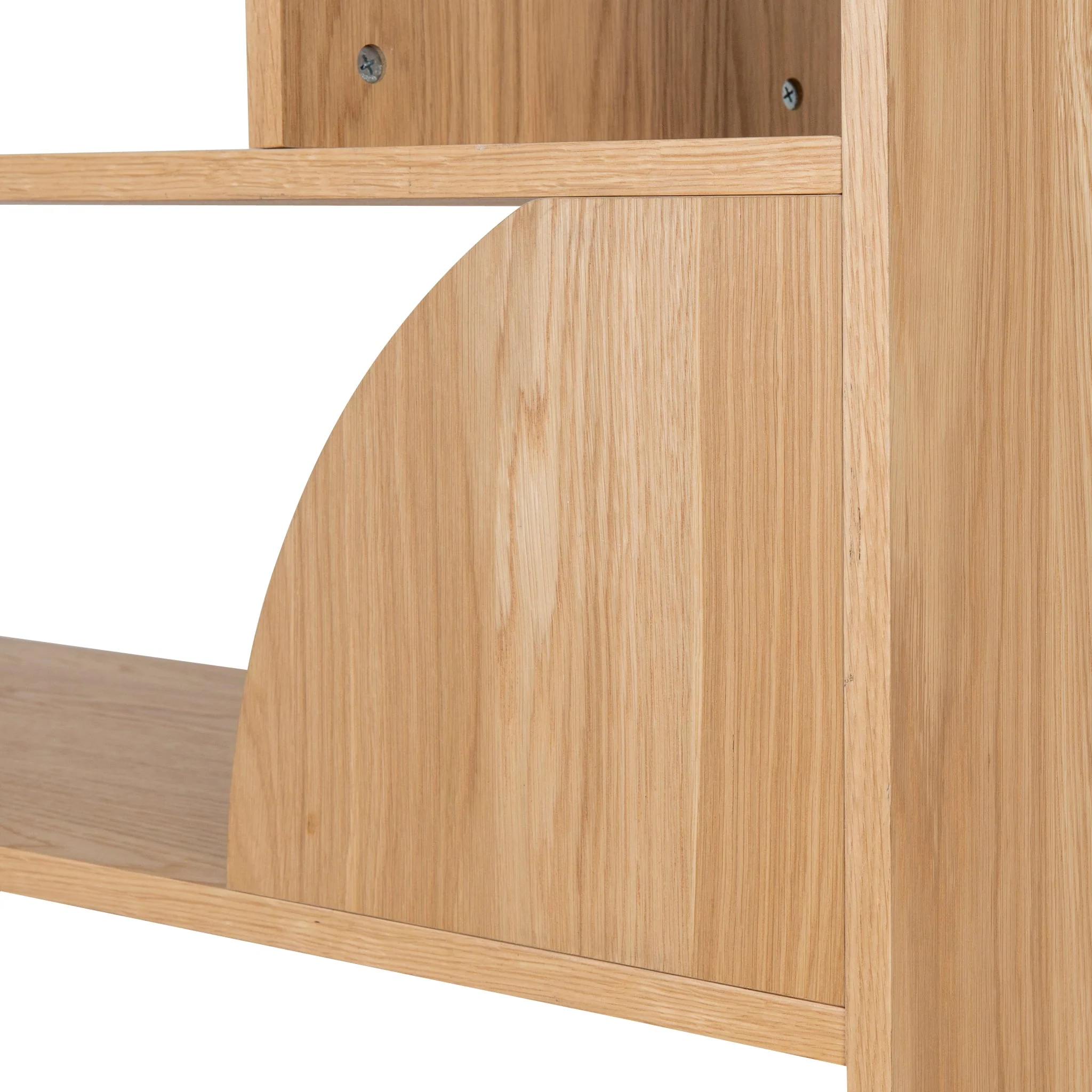 CDT10066-KD 1.6m (H) Book Shelf - Natural - Image 8
