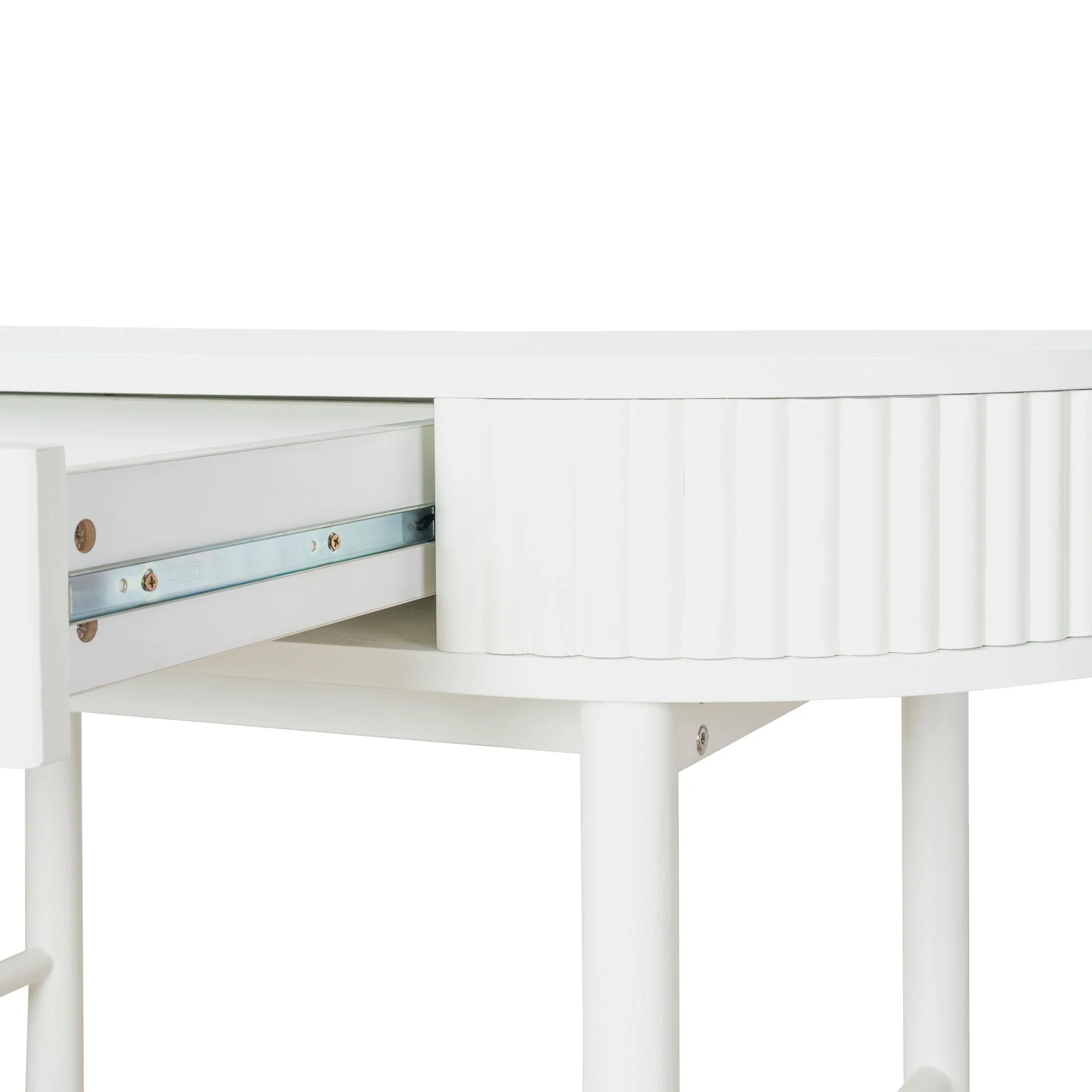 CDT10099-KD 1.2m Home Office Desk - Warm White - Image 14