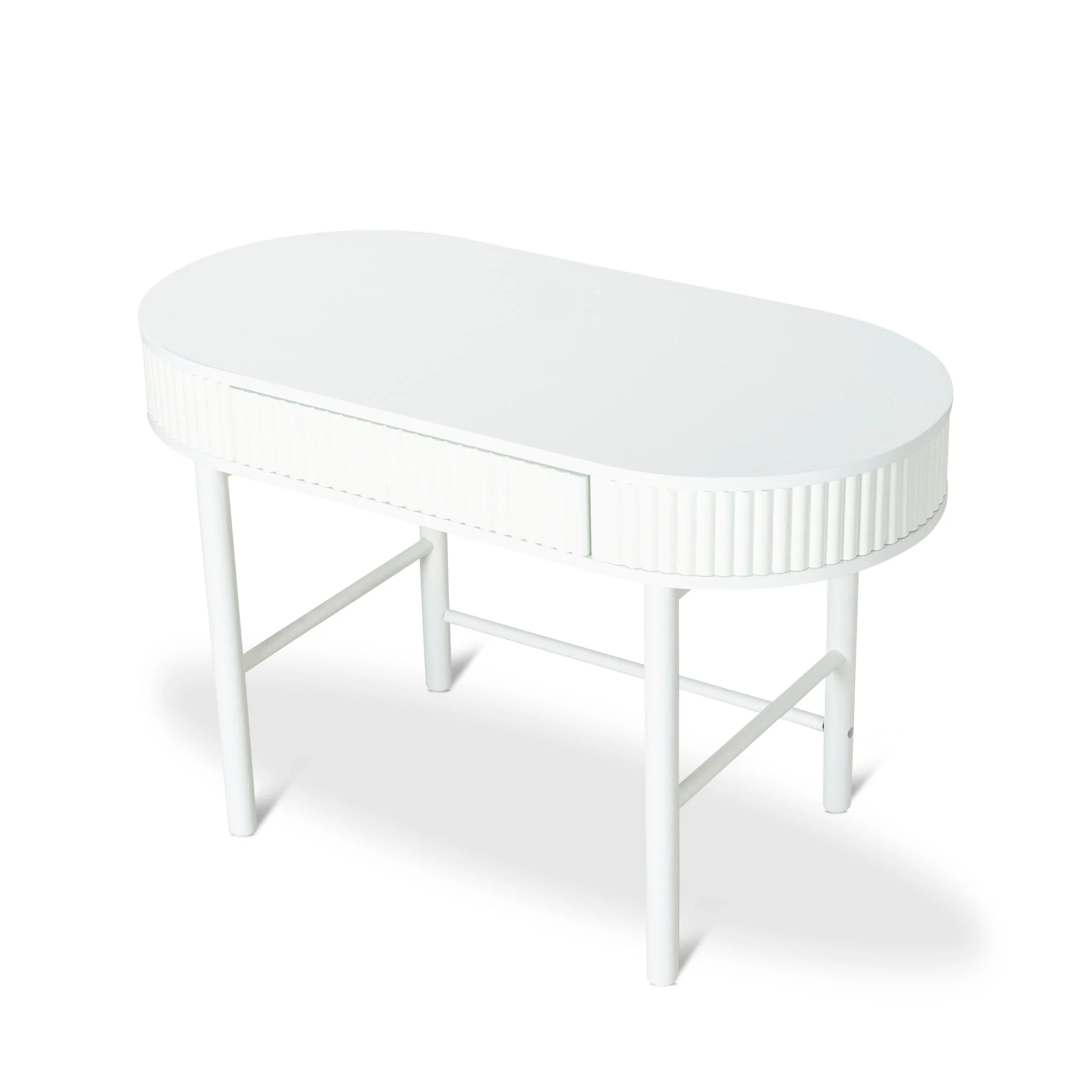 CDT10099-KD 1.2m Home Office Desk - Warm White - Image 4