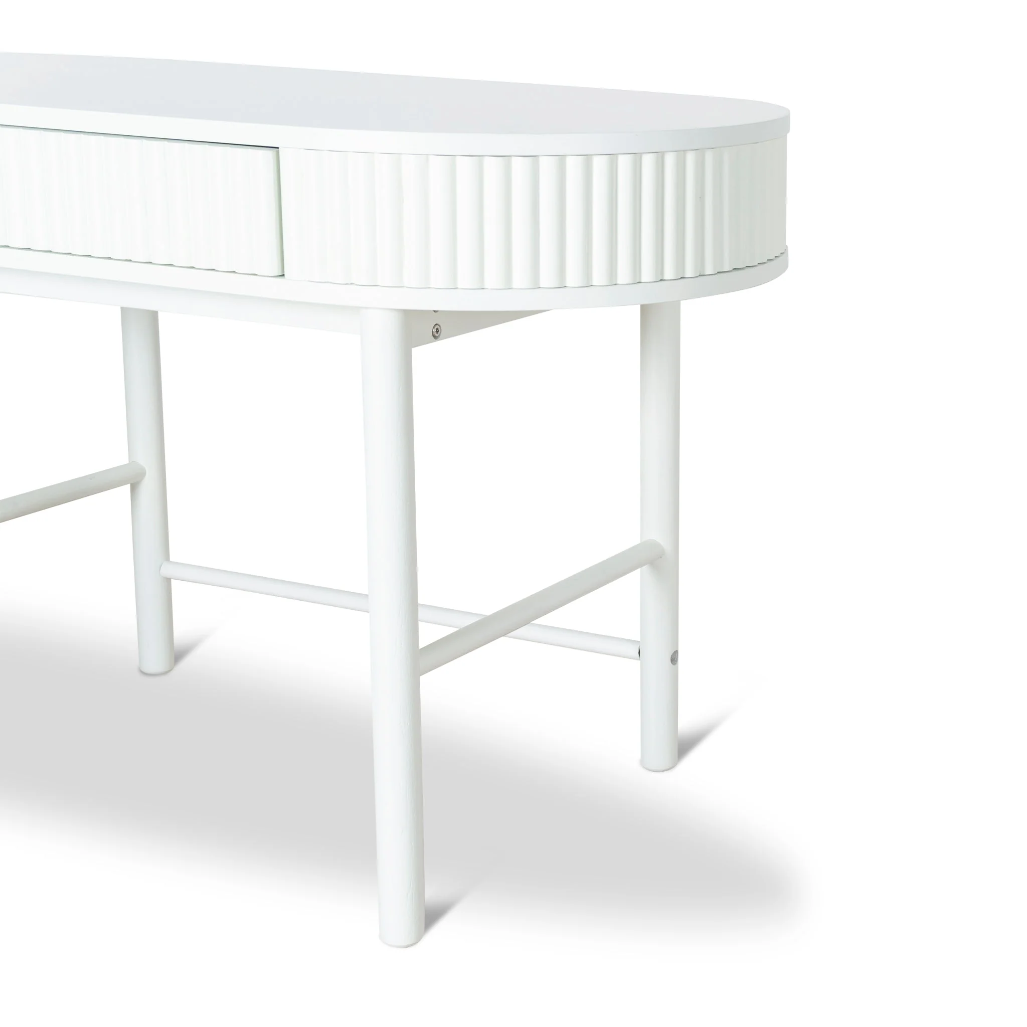 CDT10099-KD 1.2m Home Office Desk - Warm White - Image 5
