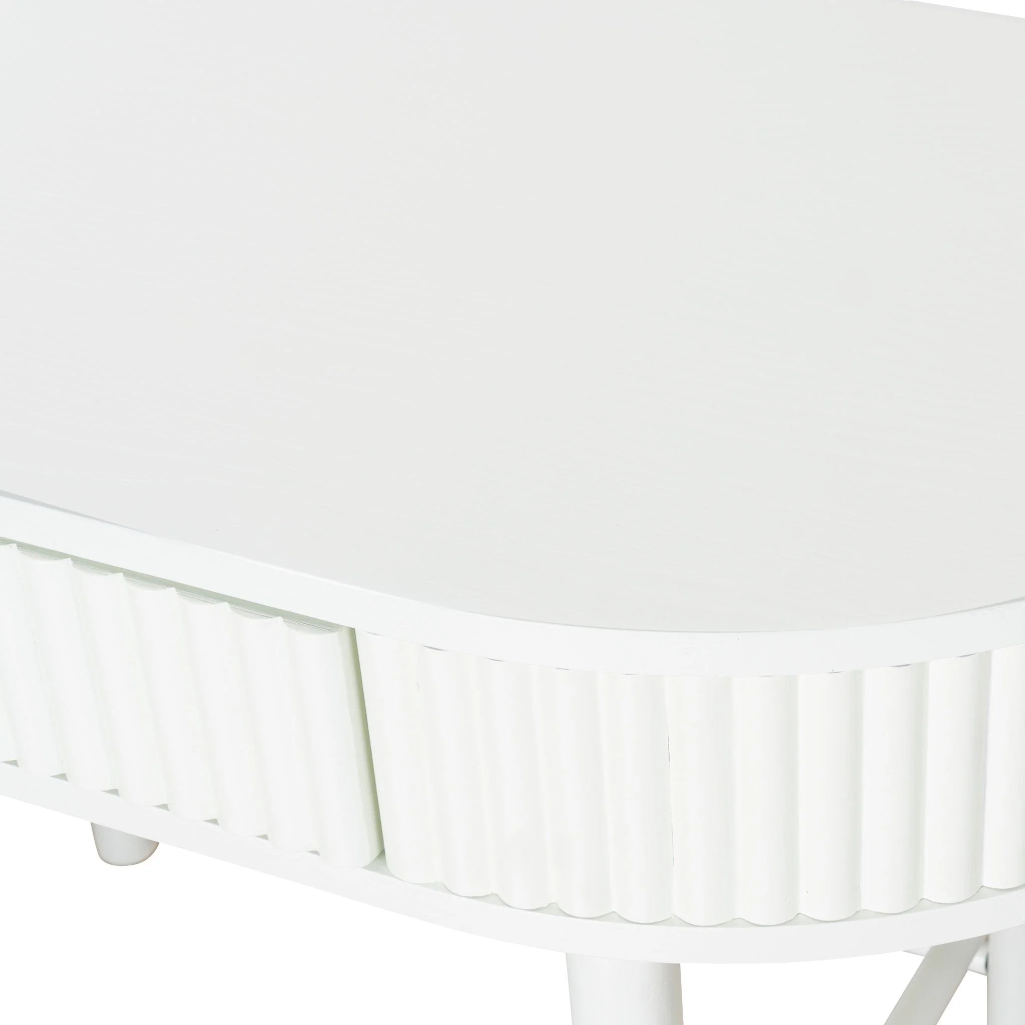 CDT10099-KD 1.2m Home Office Desk - Warm White - Image 8