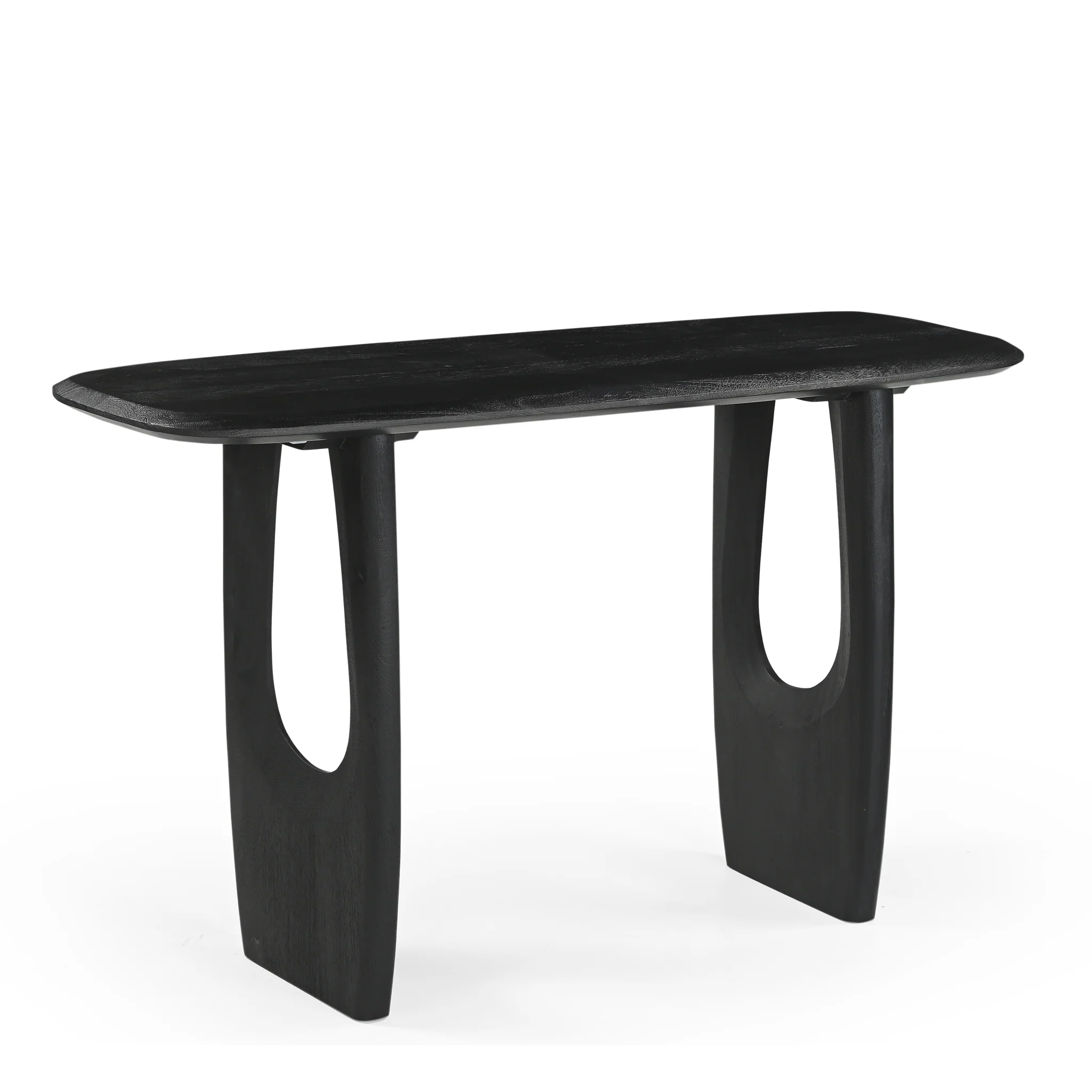 CDT10207-RB 1.3m Console Table - Full Black - Image 3