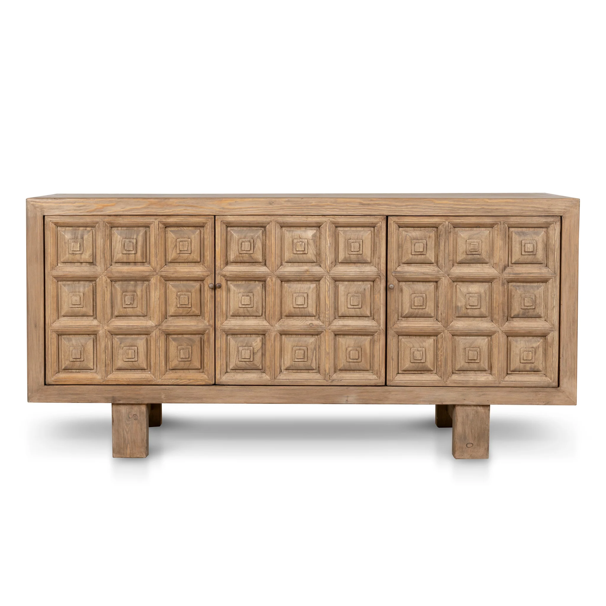 CDT10235-NA 1.83m Elm Sideboard Unit - Natural - Image 2