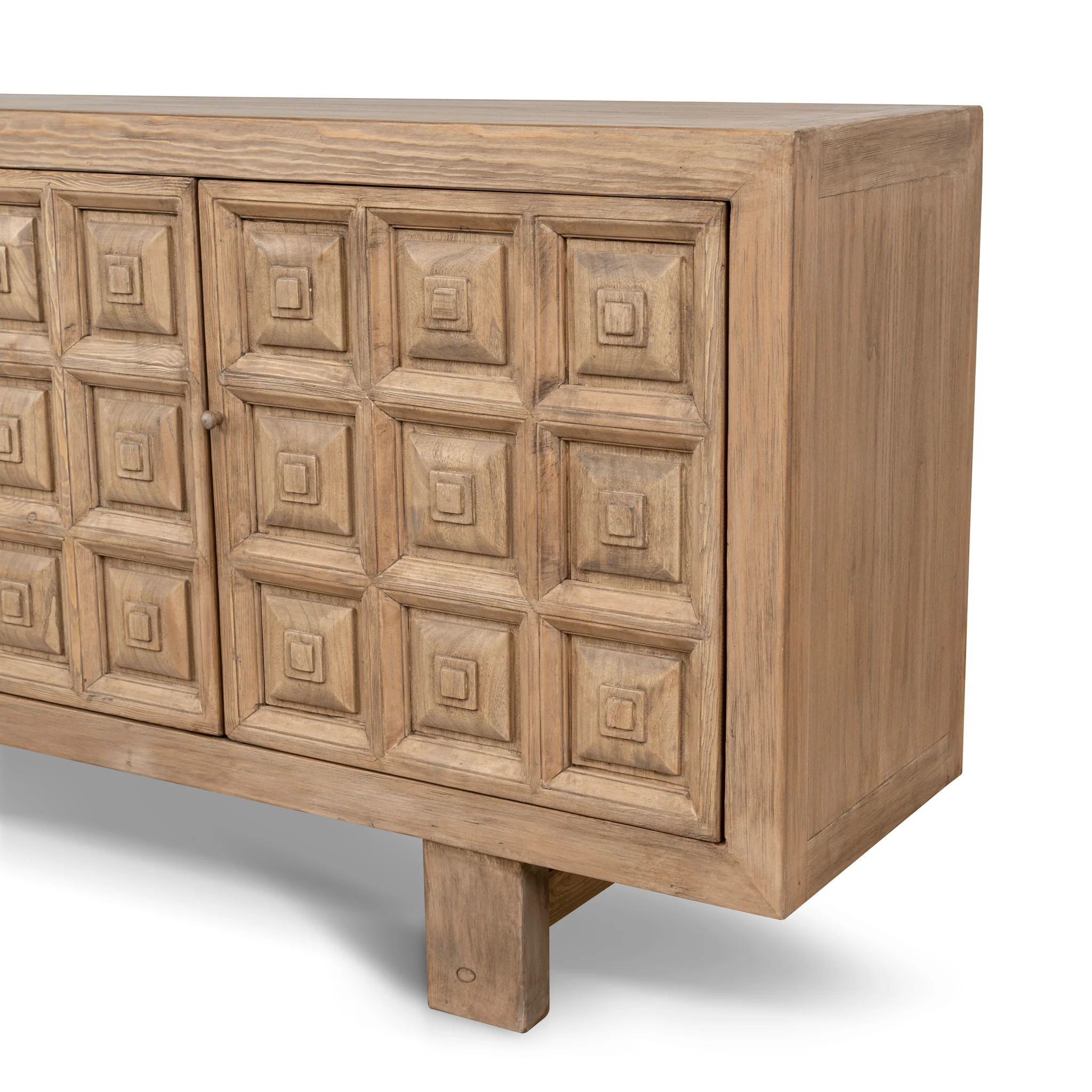 CDT10235-NA 1.83m Elm Sideboard Unit - Natural - Image 8
