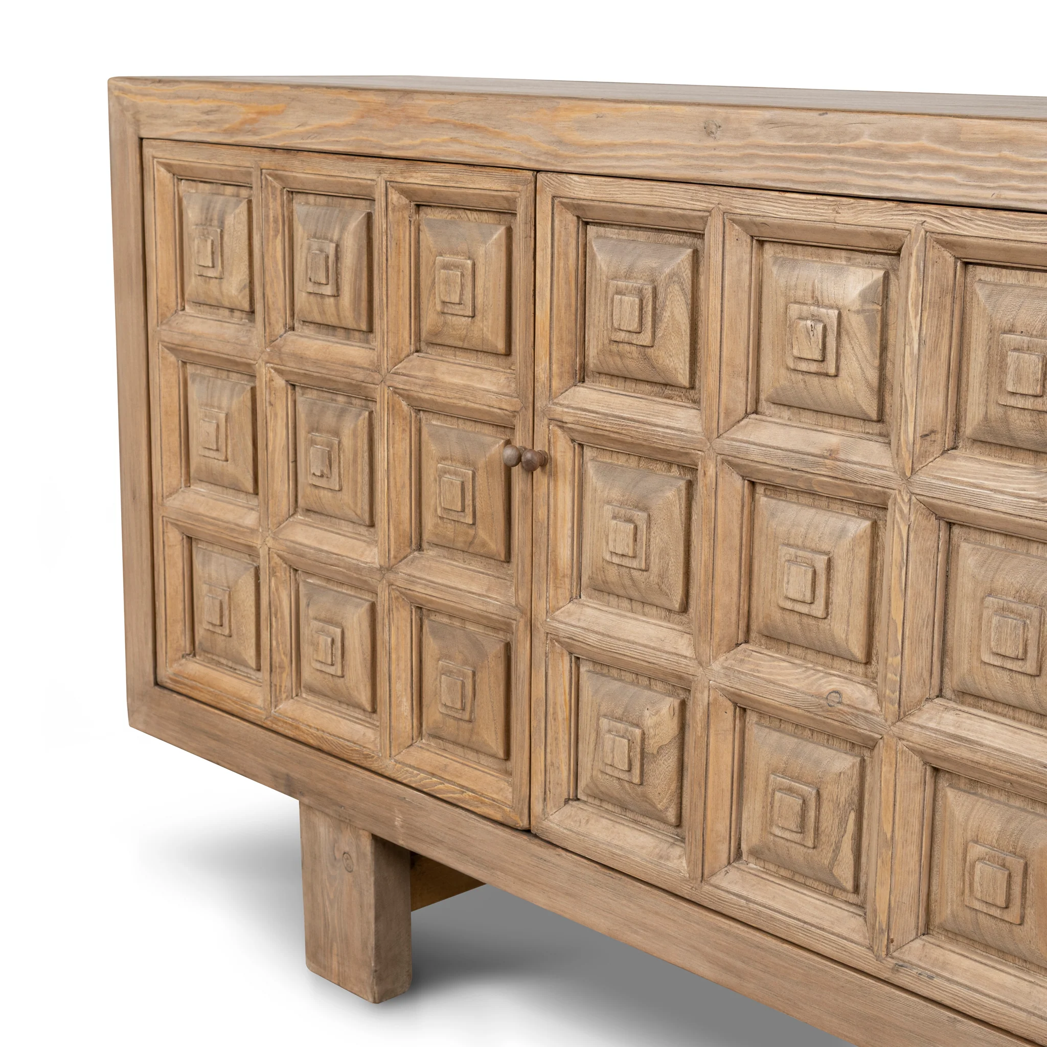 CDT10235-NA 1.83m Elm Sideboard Unit - Natural - Image 9
