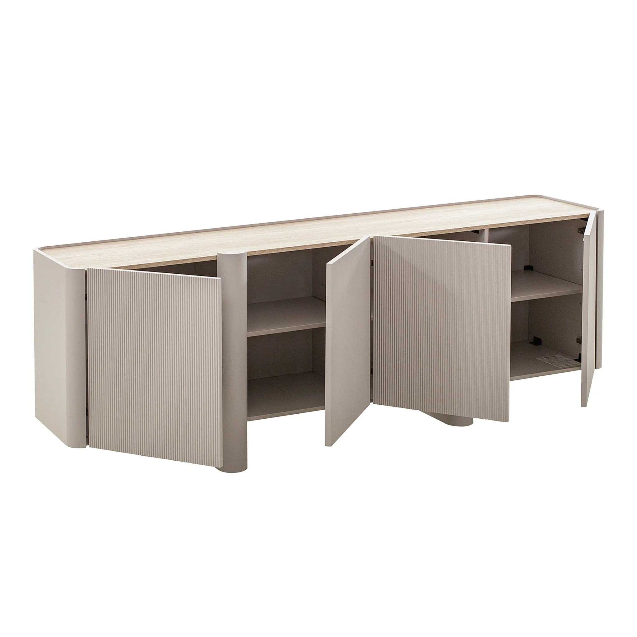 CDT10254-IG Sideboard Unit - Warm Grey - Image 6