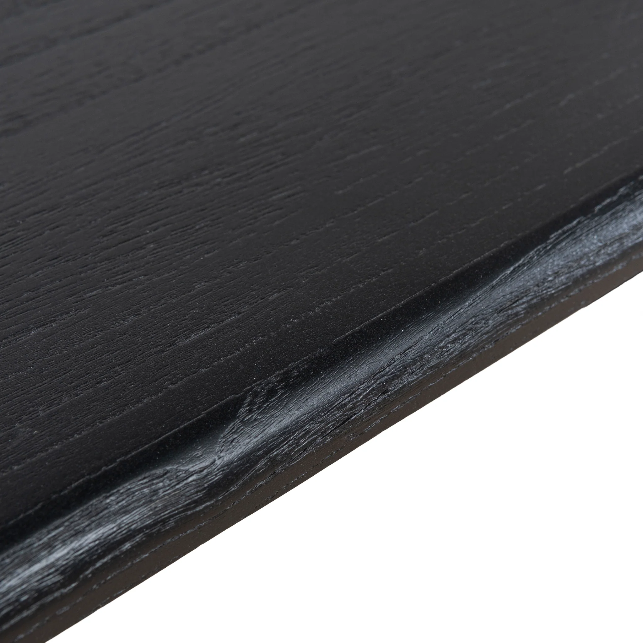 CDT10258-NI 1.8m Elm Dining Table - Full Black - Image 11