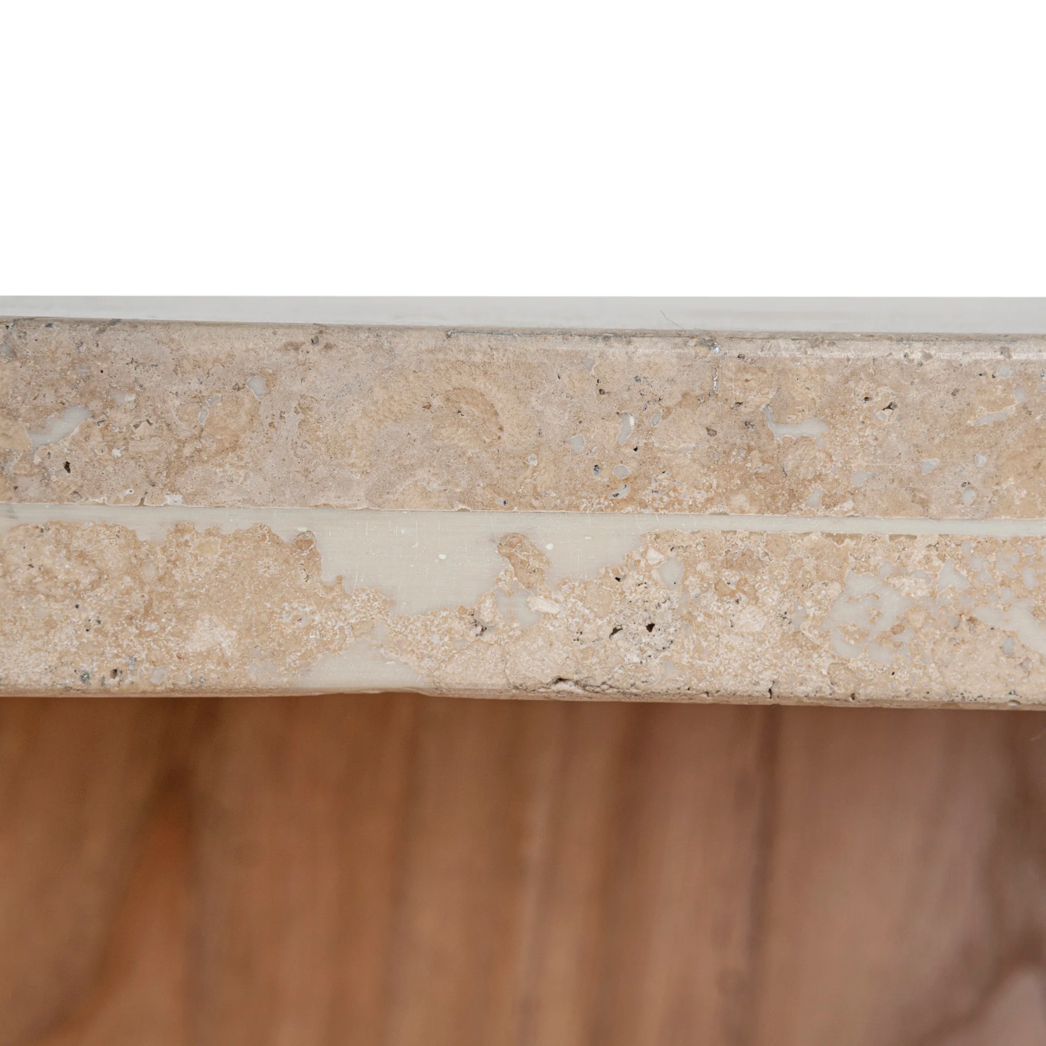 CDT10263-NI 2.8m Travertine Dining Table - Natural - Image 12