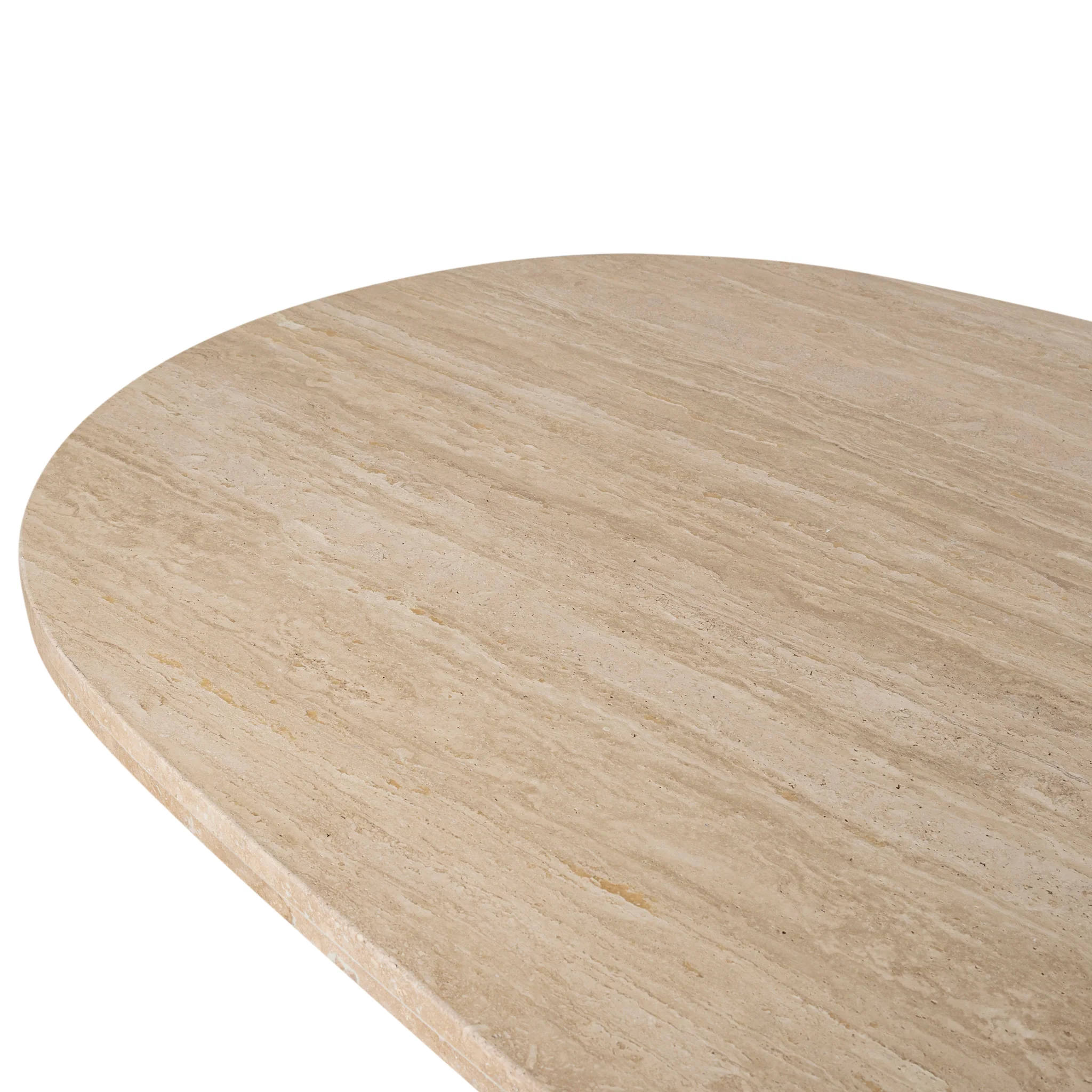 CDT10263-NI 2.8m Travertine Dining Table - Natural - Image 9