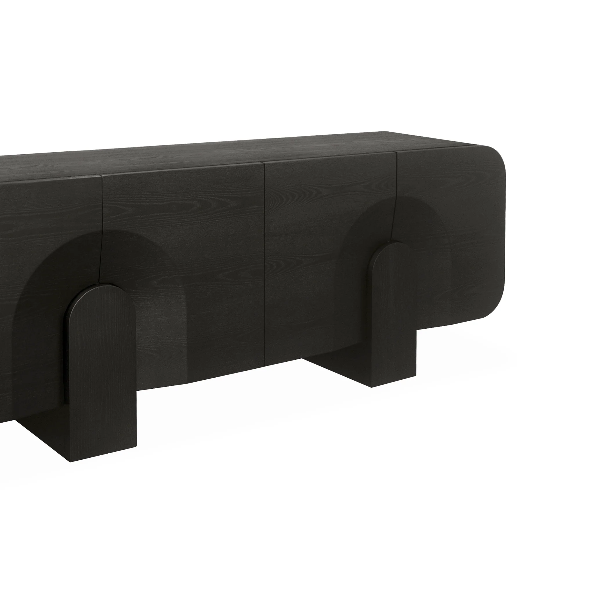 CDT10294-VA 2.1m Buffet Unit - Textured Espresso Black - Image 5