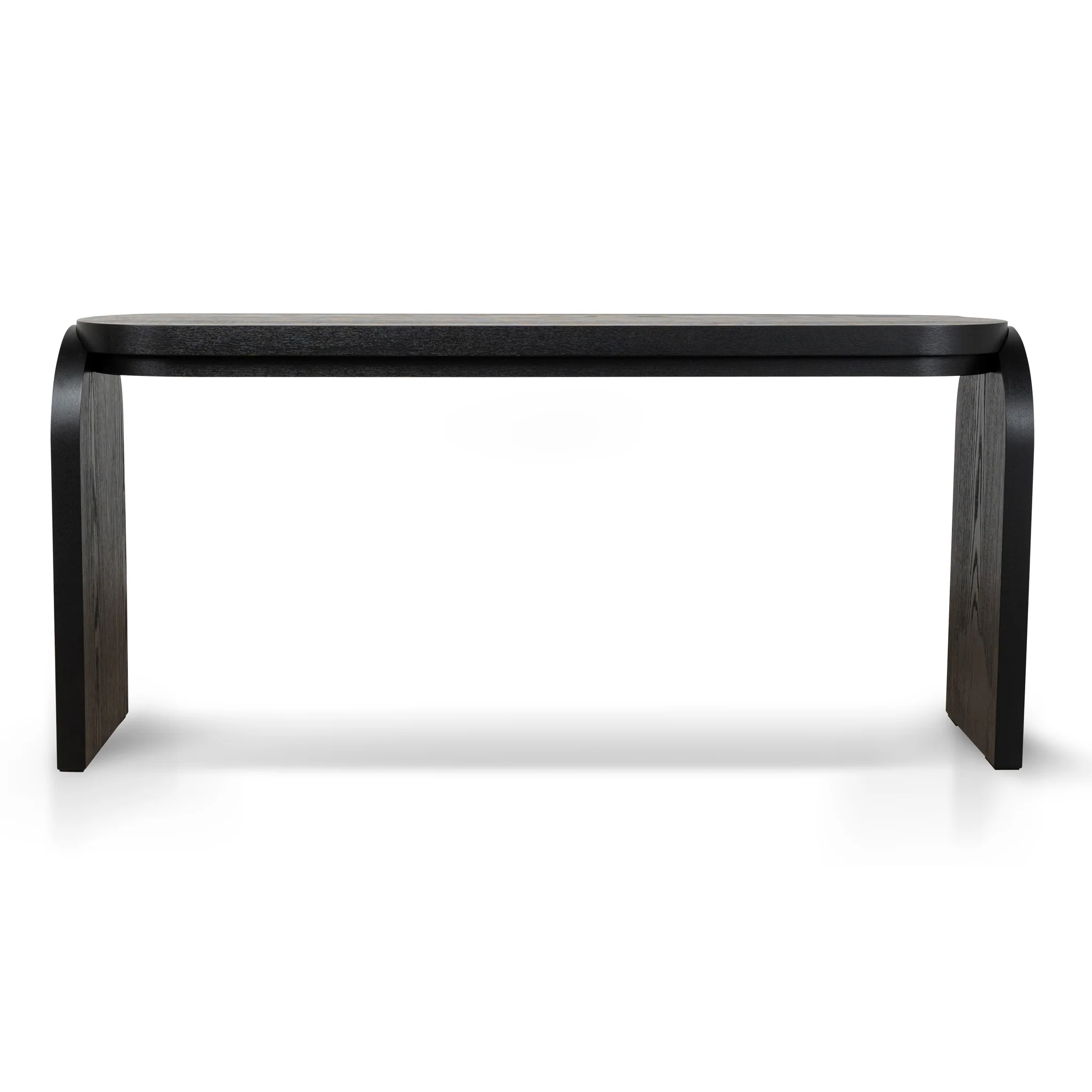 CDT10298-VA 1.7m Console Table - Textured Espresso Black - Image 2