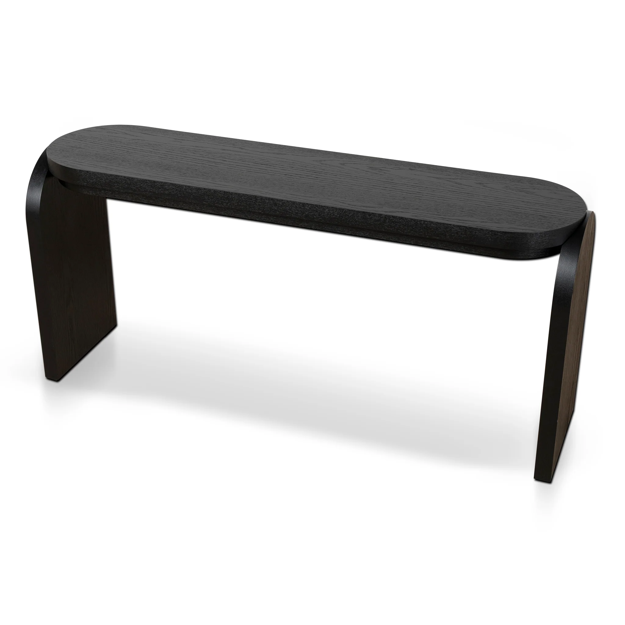 CDT10298-VA 1.7m Console Table - Textured Espresso Black - Image 3