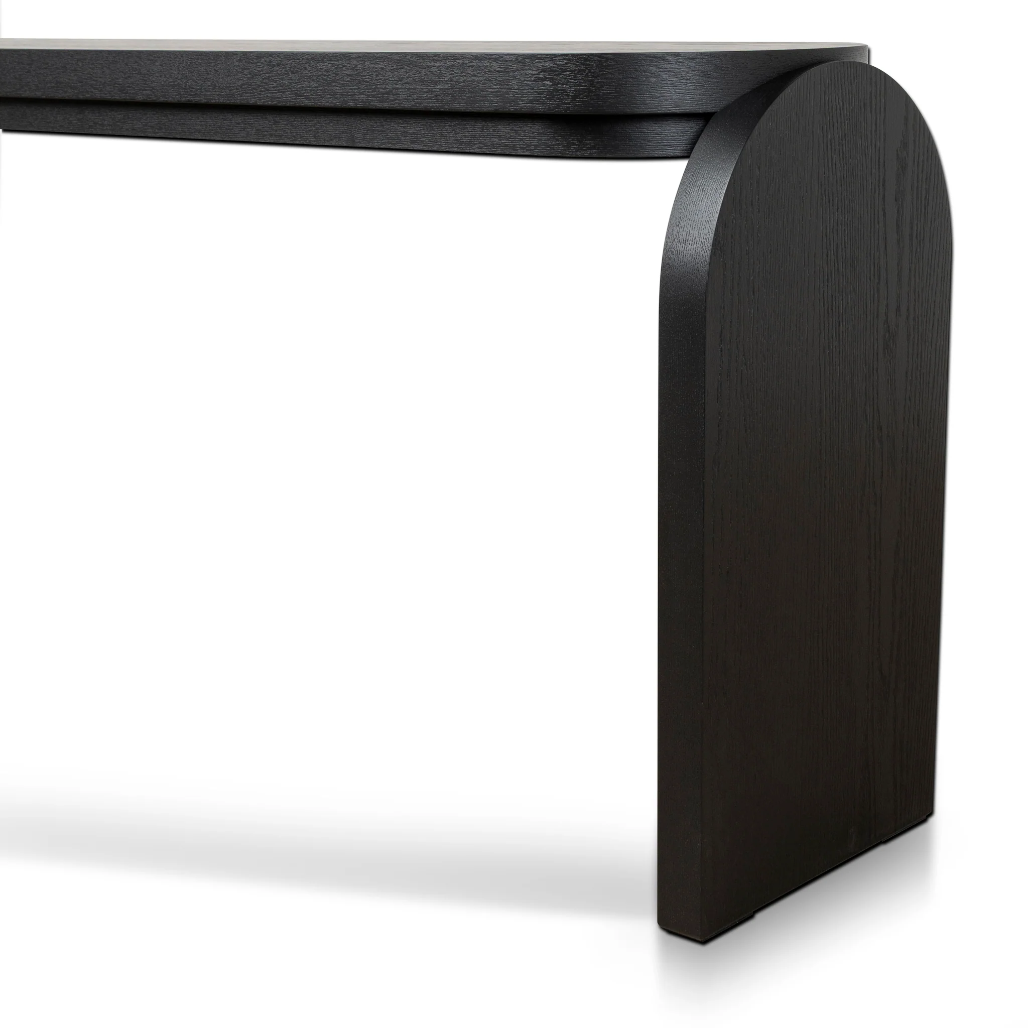 CDT10298-VA 1.7m Console Table - Textured Espresso Black - Image 5