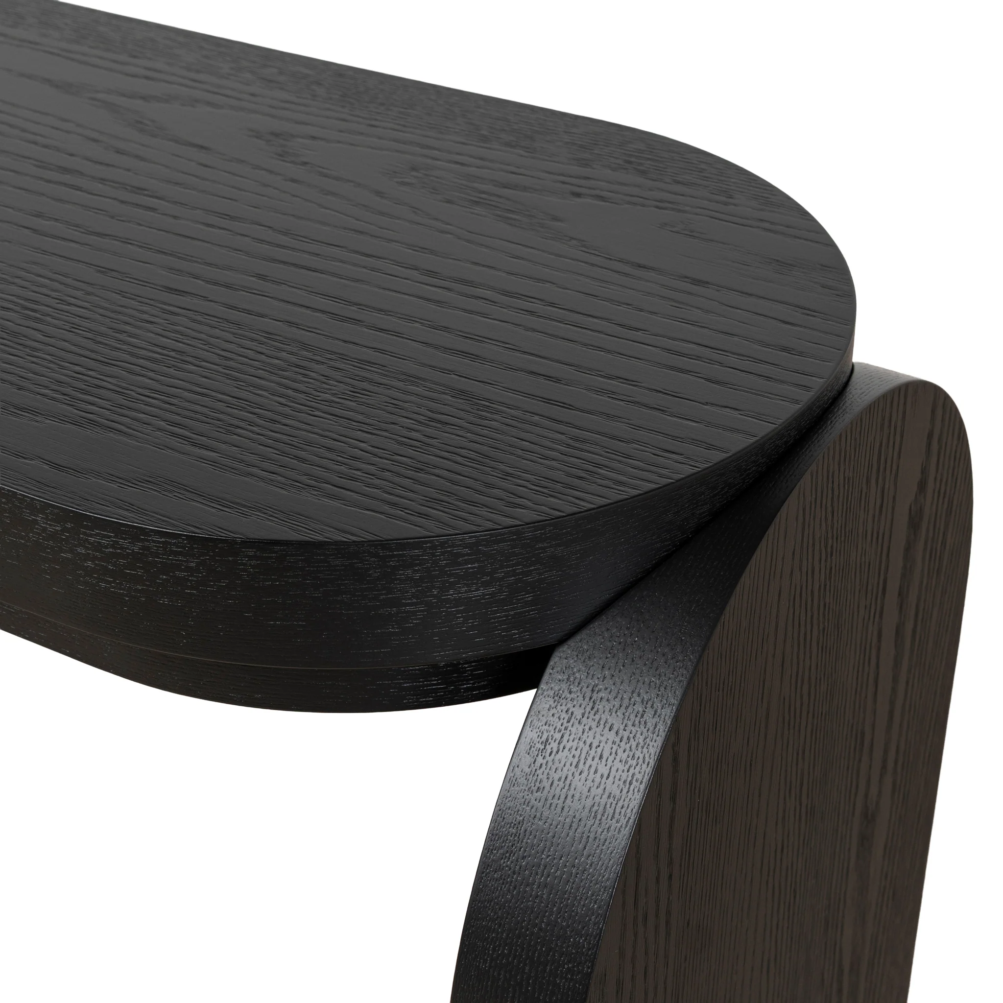 CDT10298-VA 1.7m Console Table - Textured Espresso Black - Image 6