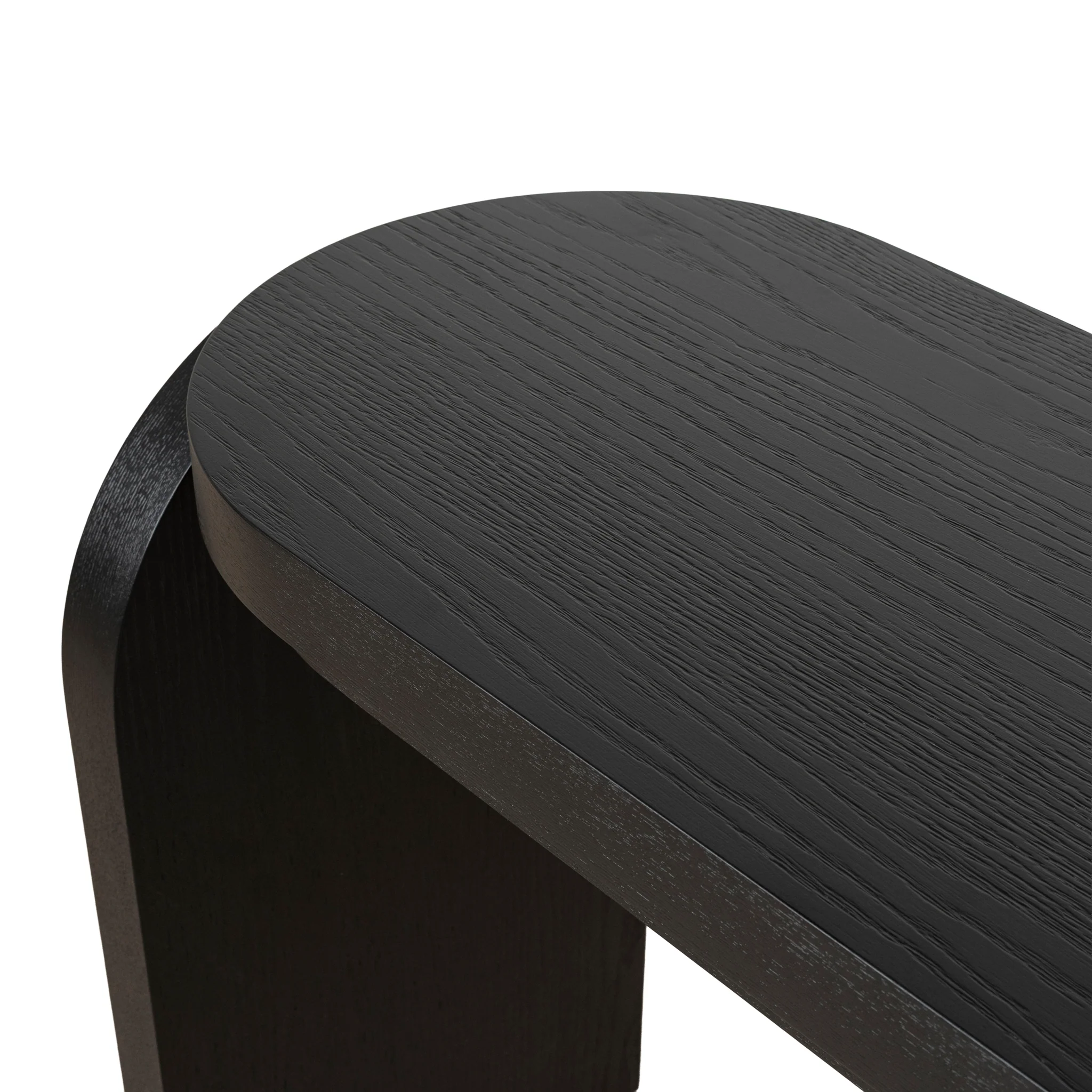 CDT10298-VA 1.7m Console Table - Textured Espresso Black - Image 8