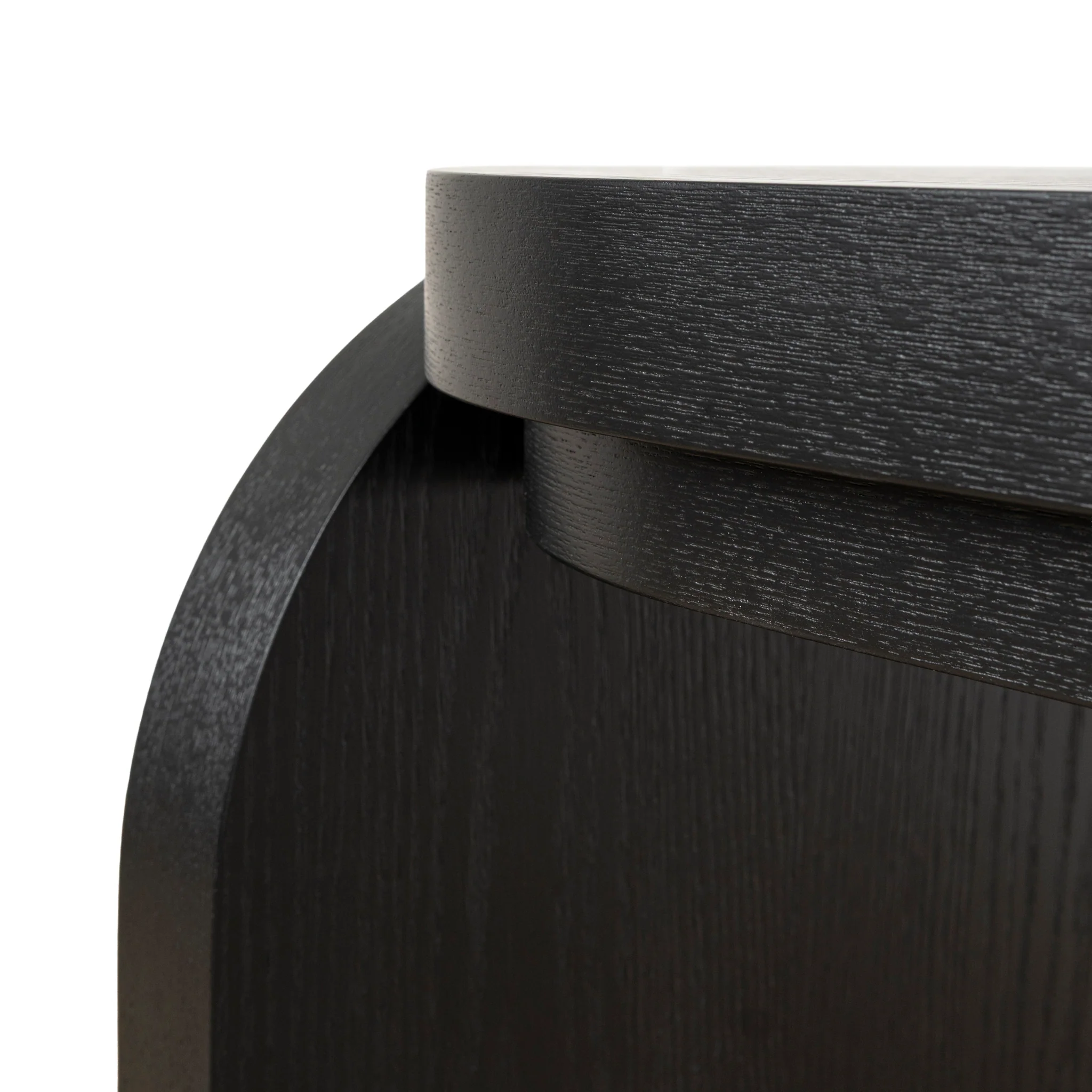 CDT10298-VA 1.7m Console Table - Textured Espresso Black - Image 9