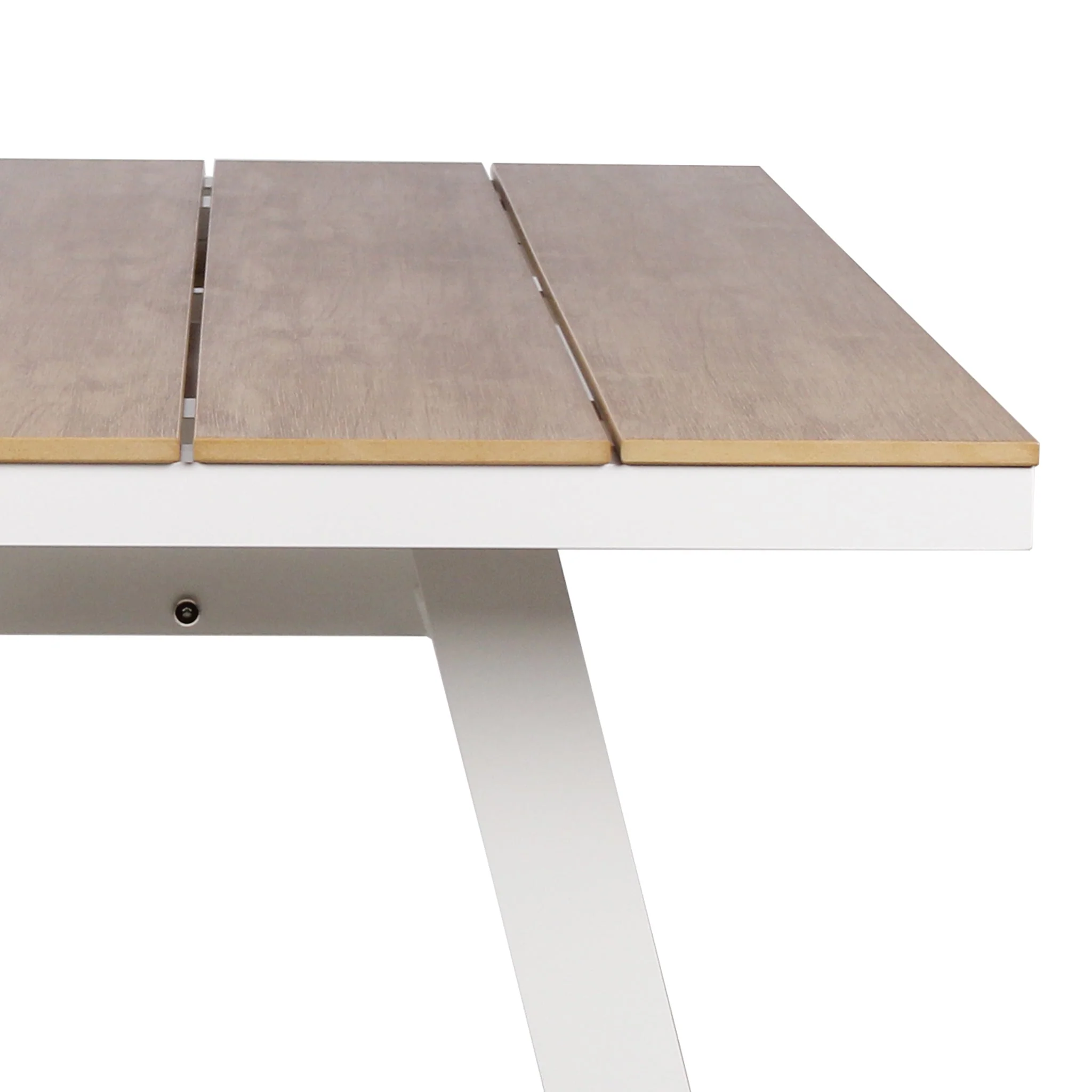 CDT10304-ID 1.8m Sand White Outdoor Dining Table - Natural - Image 6