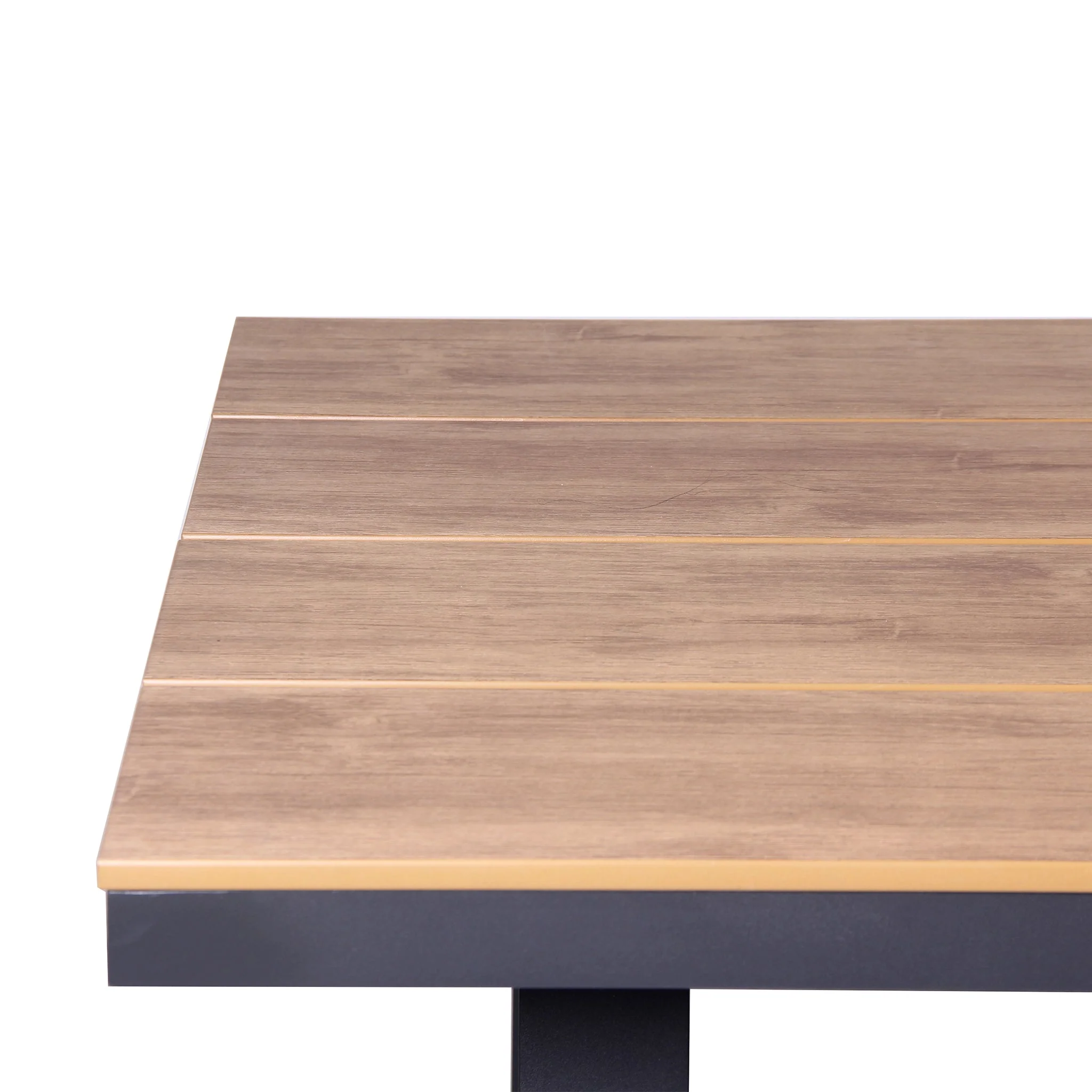 CDT10305-ID 1.8m Charcoal Outdoor Dining Table - Natural - Image 8