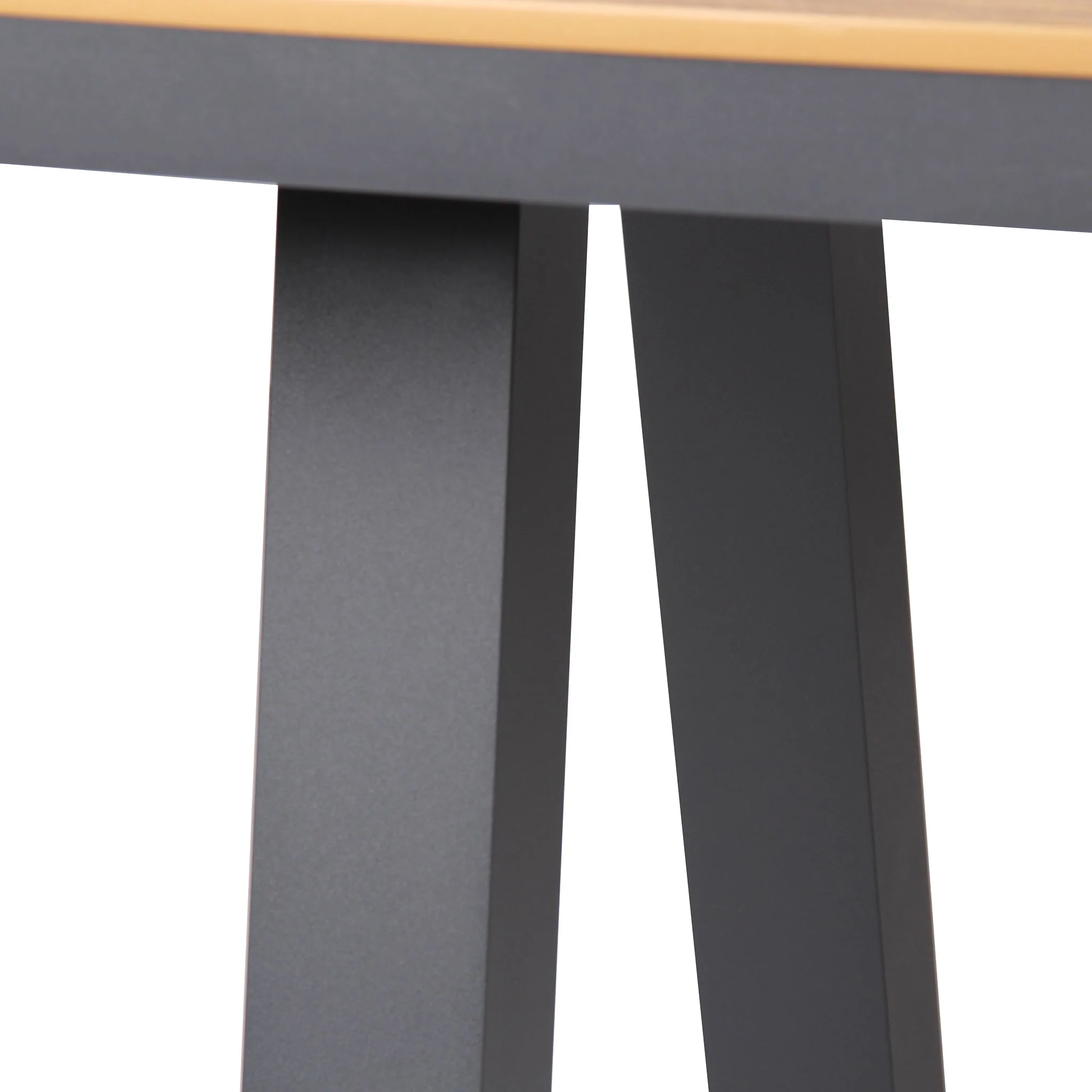 CDT10305-ID 1.8m Charcoal Outdoor Dining Table - Natural - Image 9
