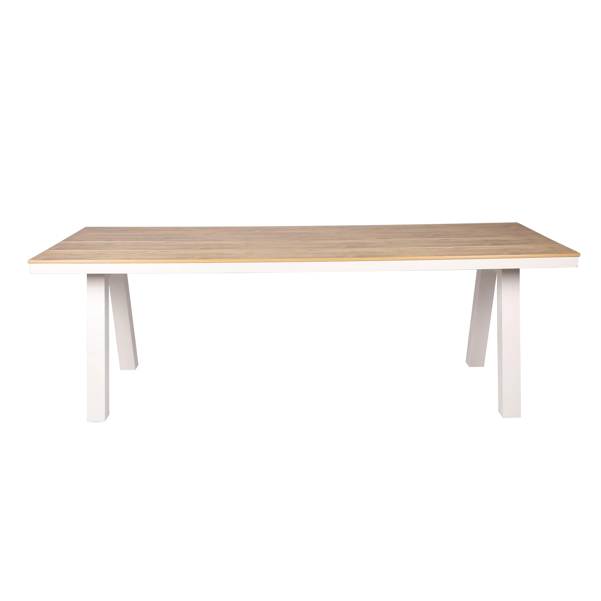 CDT10306-ID 2.3m Sand White Outdoor Dining Table - Natural - Image 2