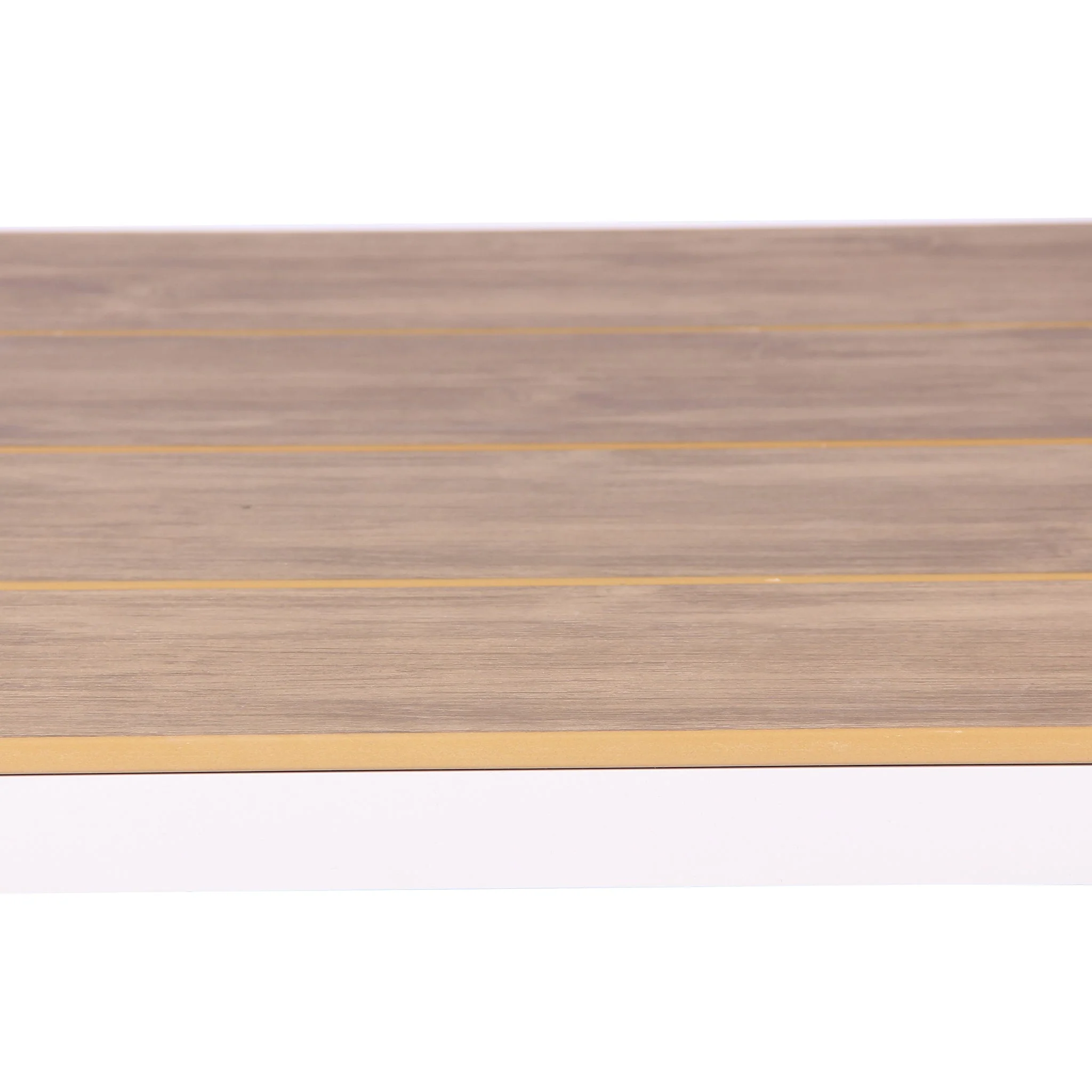 CDT10306-ID 2.3m Sand White Outdoor Dining Table - Natural - Image 6