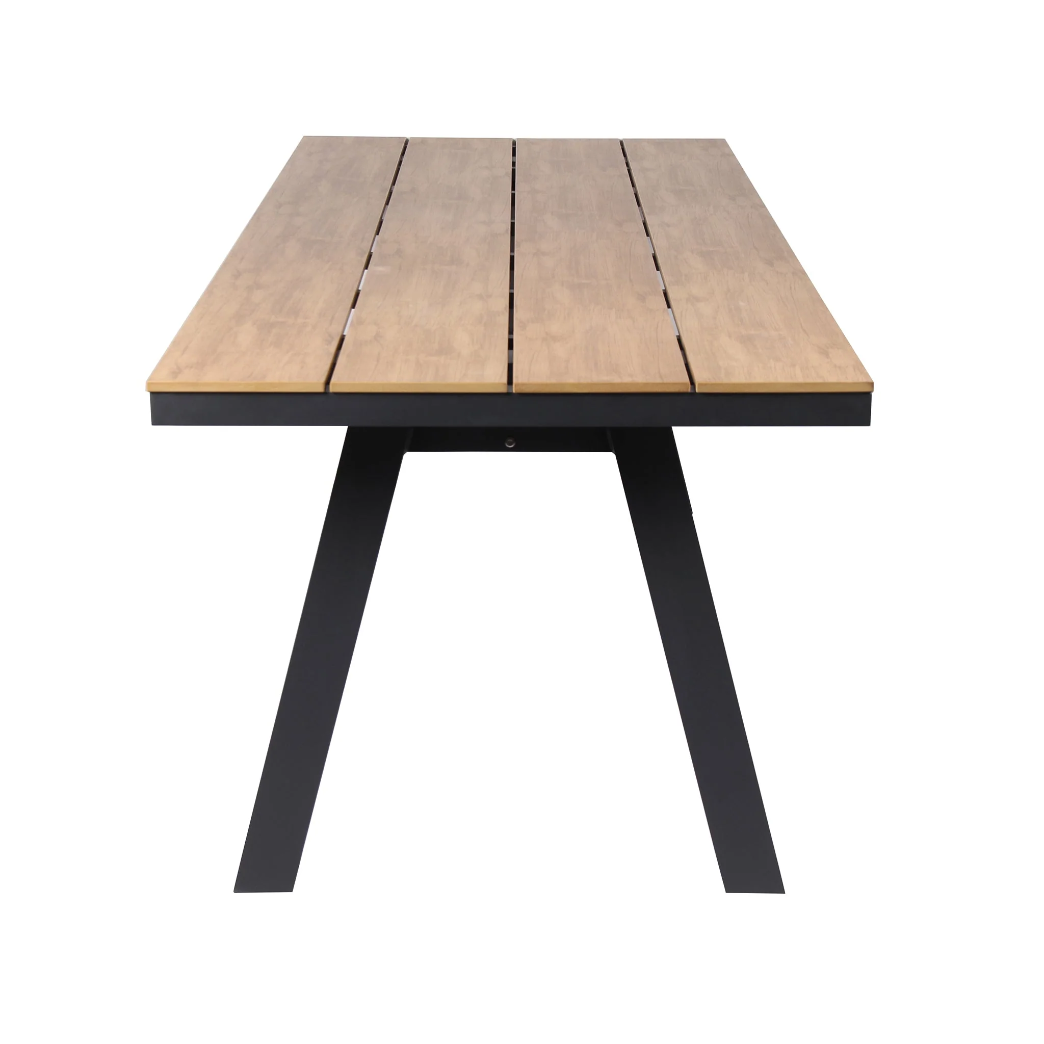 CDT10307-ID 2.3m Charcoal Outdoor Dining Table - Natural - Image 2